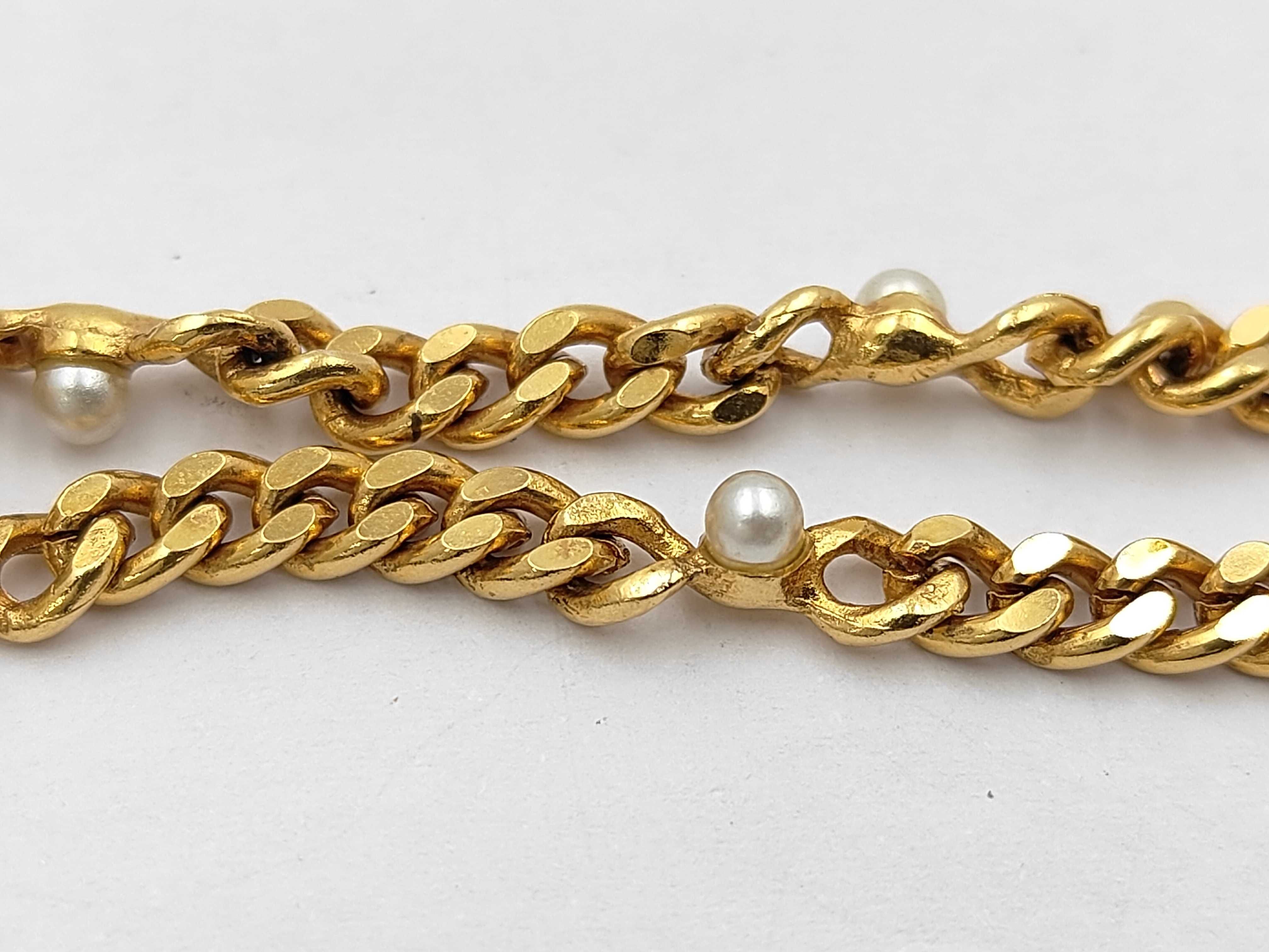 Gold and Pearl Bracelet (with box) — view 5