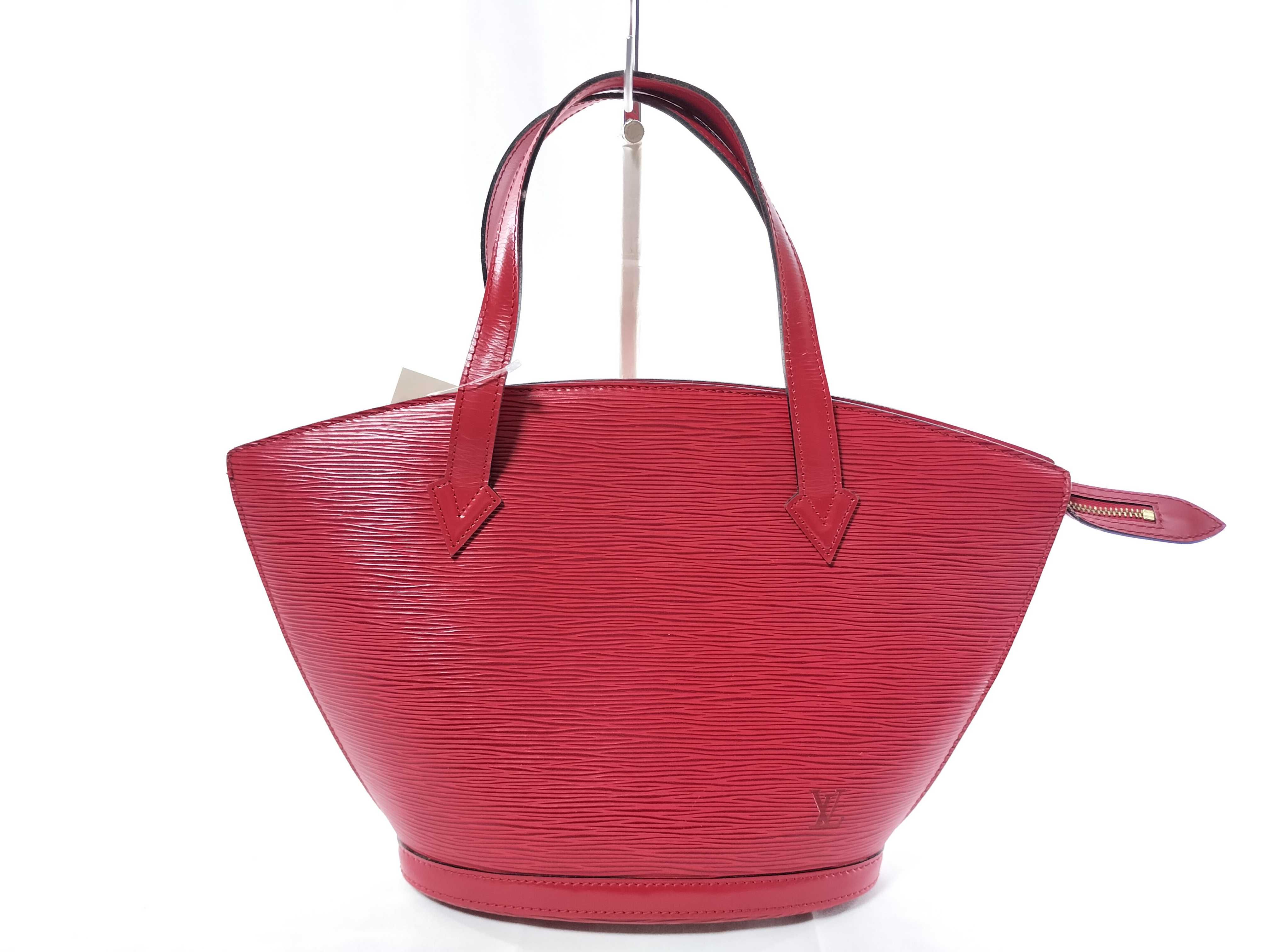 Epi Saint Jacques PM Red Tote Bag
