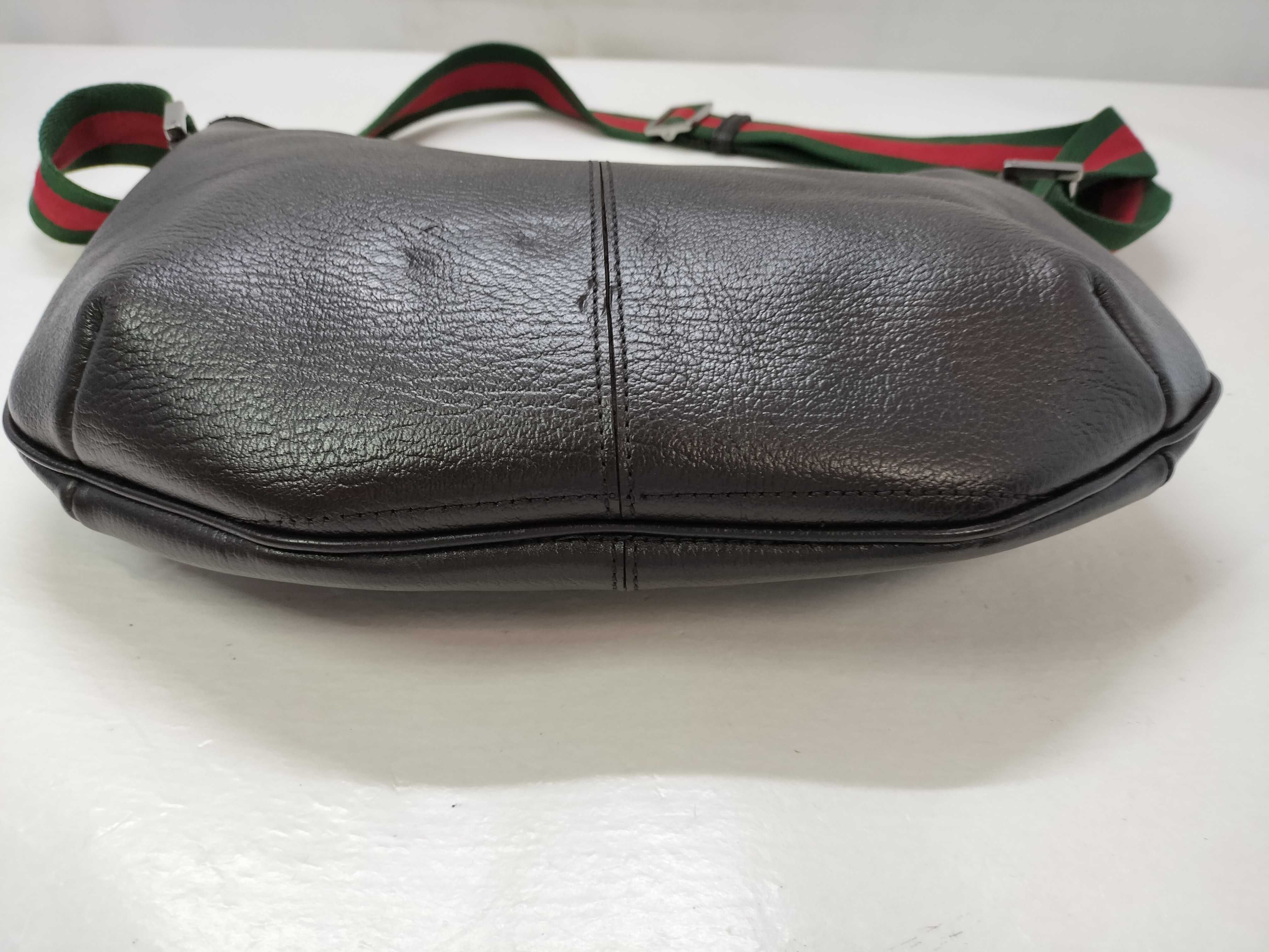 Sherry Line Leather Messenger Bag Shoulder Bag (Serial Number) — view 15