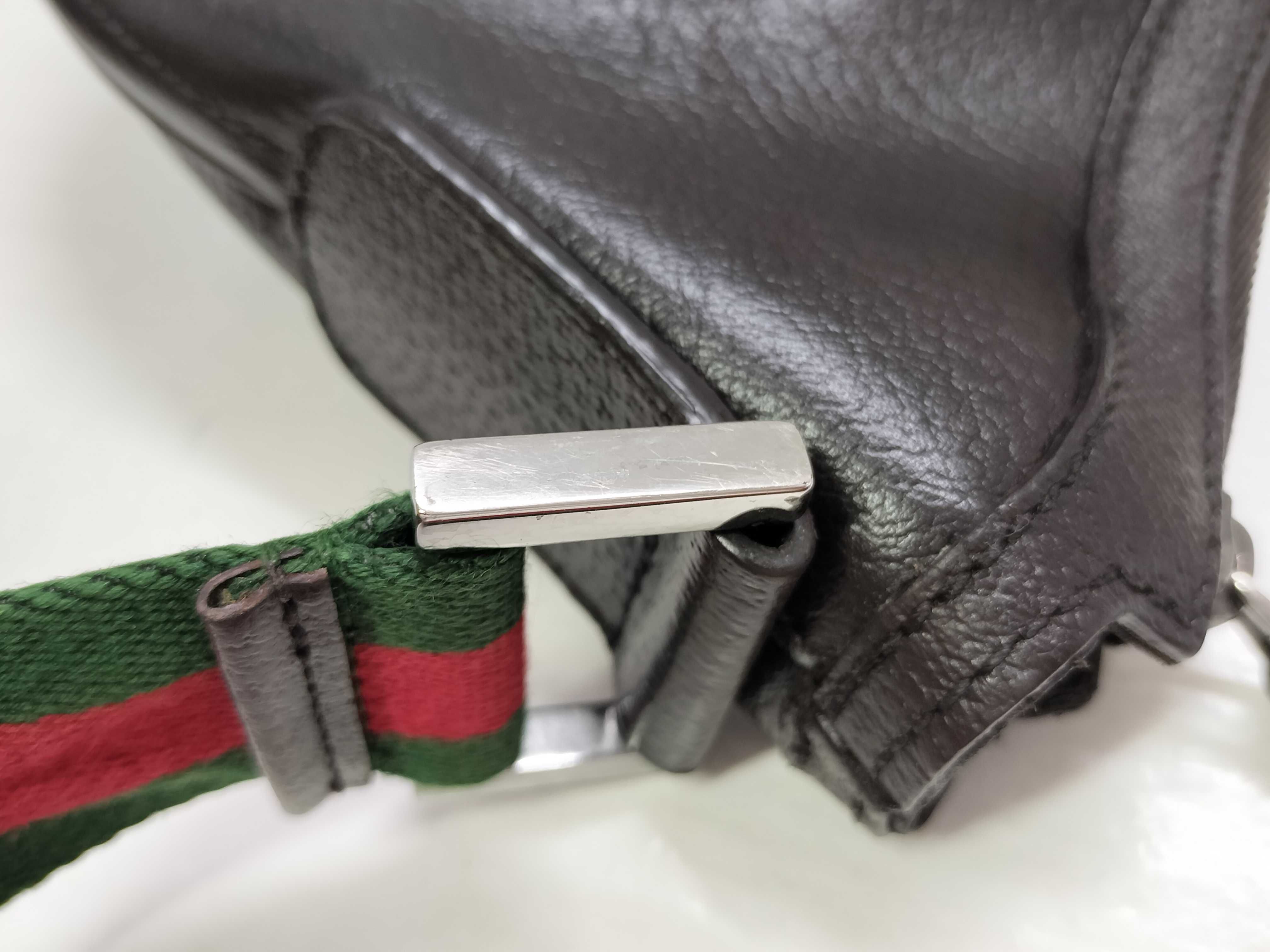 Sherry Line Leather Messenger Bag Shoulder Bag (Serial Number) — view 5