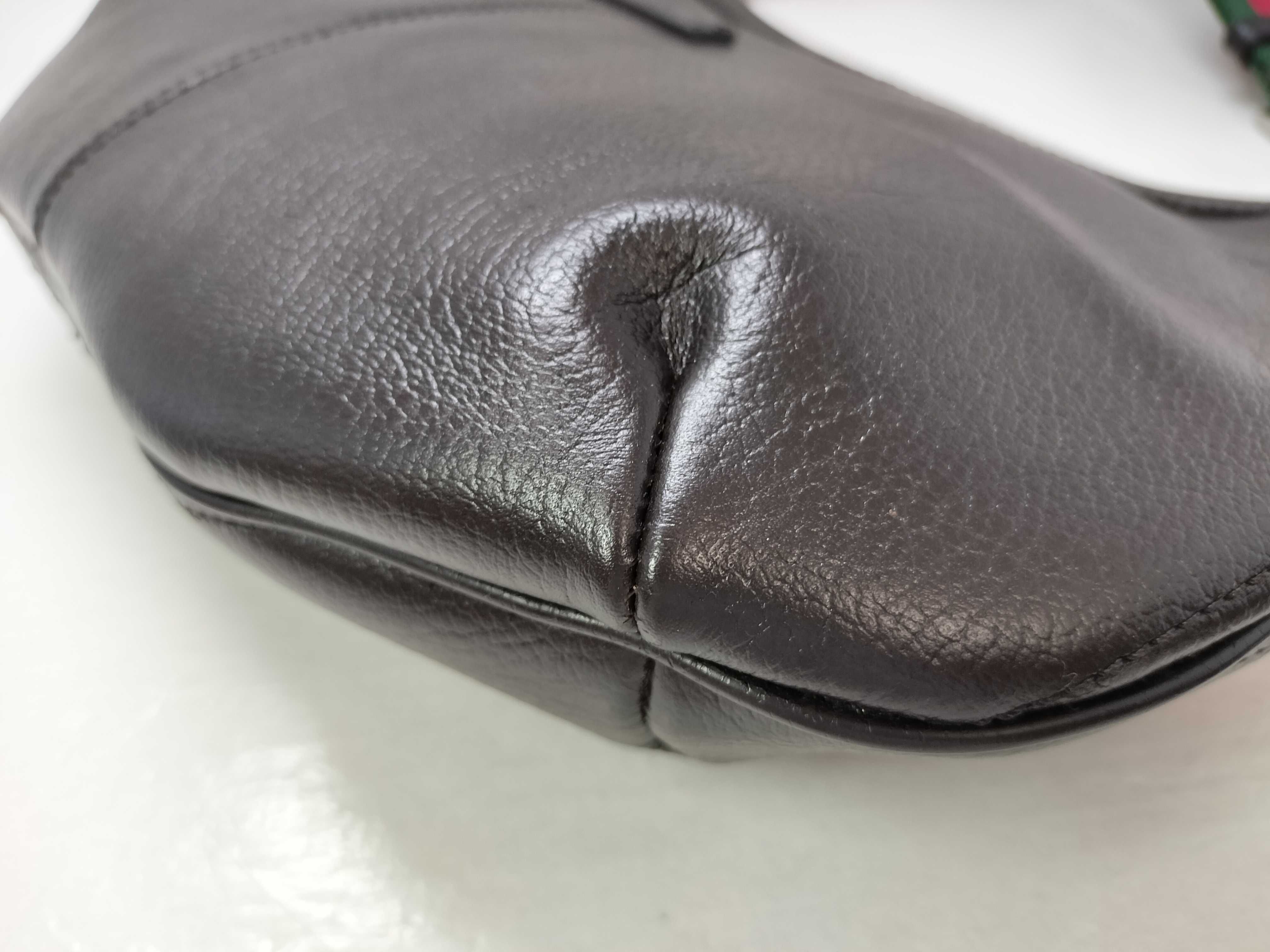 Sherry Line Leather Messenger Bag Shoulder Bag (Serial Number) — view 7