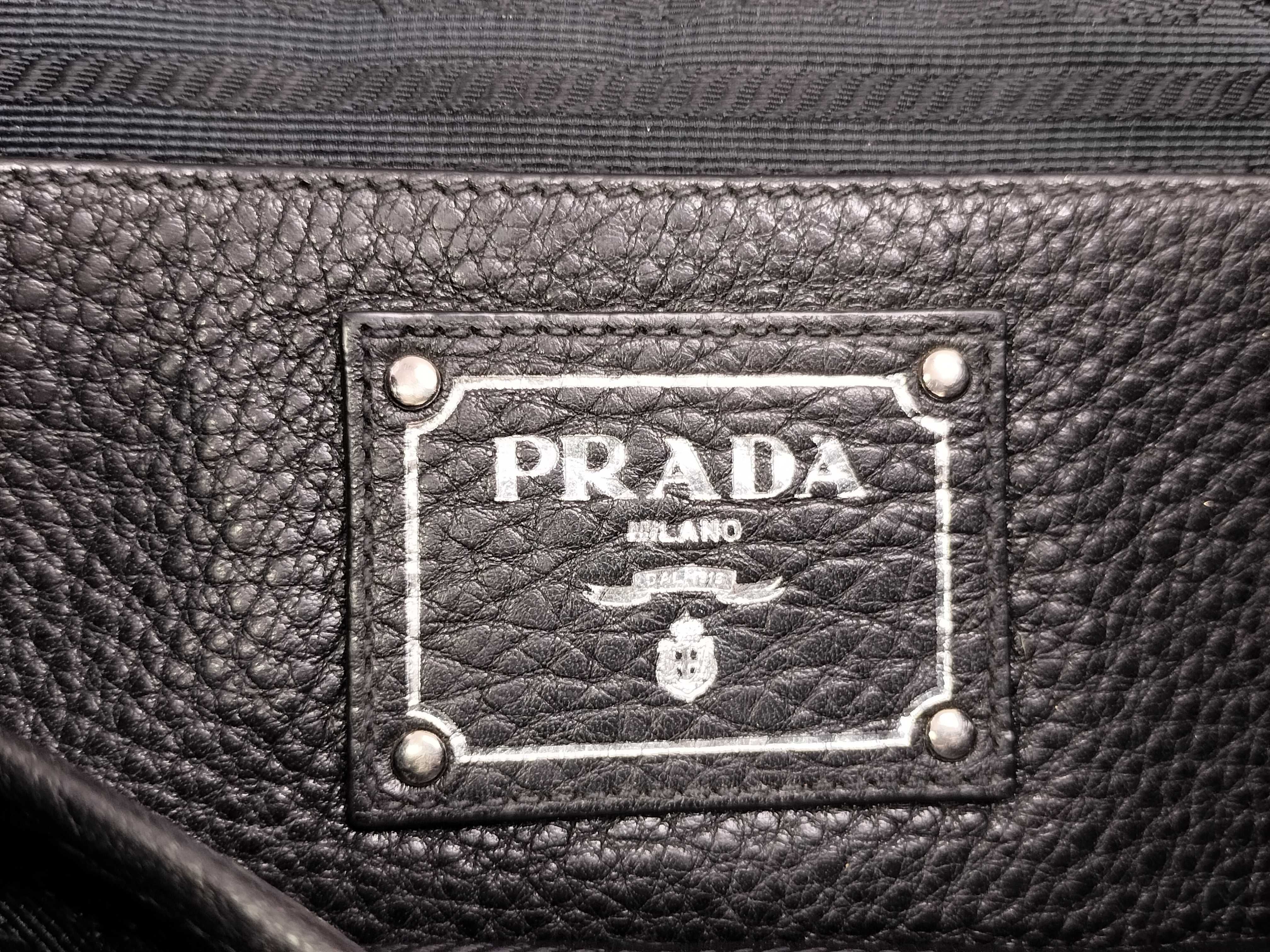 FR-2 WAY LEATHER BLACK TOTE Bag — view 8