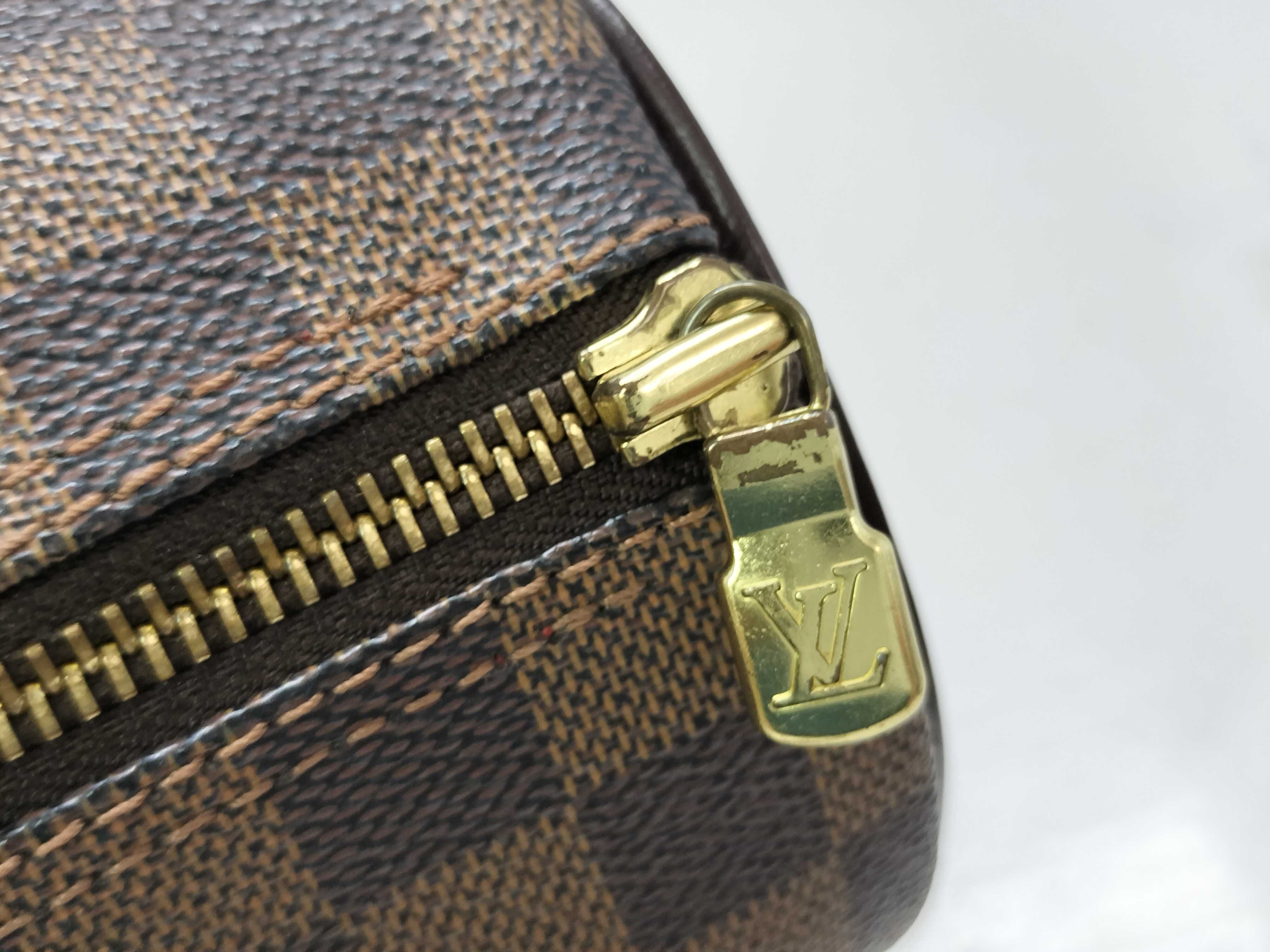 Damier Papillon PM N51304 DU1023 Brown Handbag — view 12