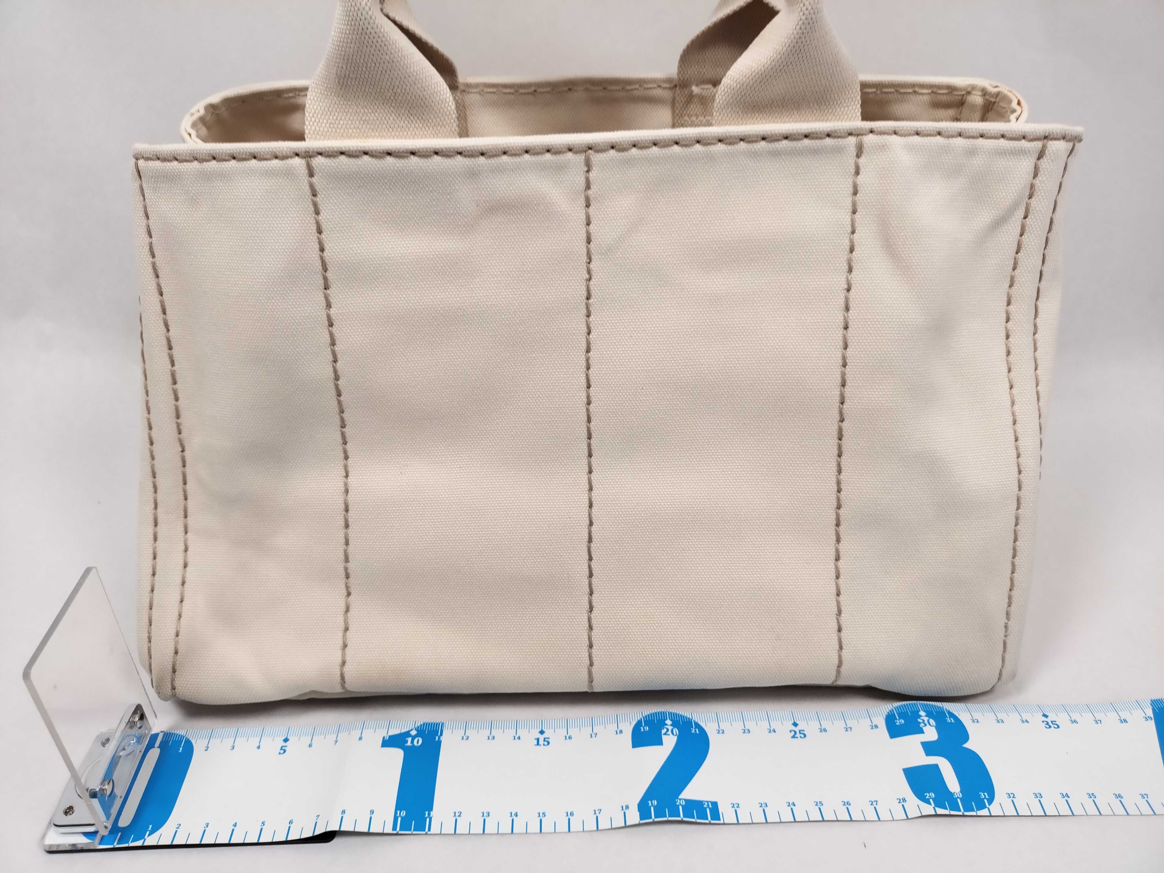 Canapa Tote Bag, Medium Size, White Tote Bag — view 2