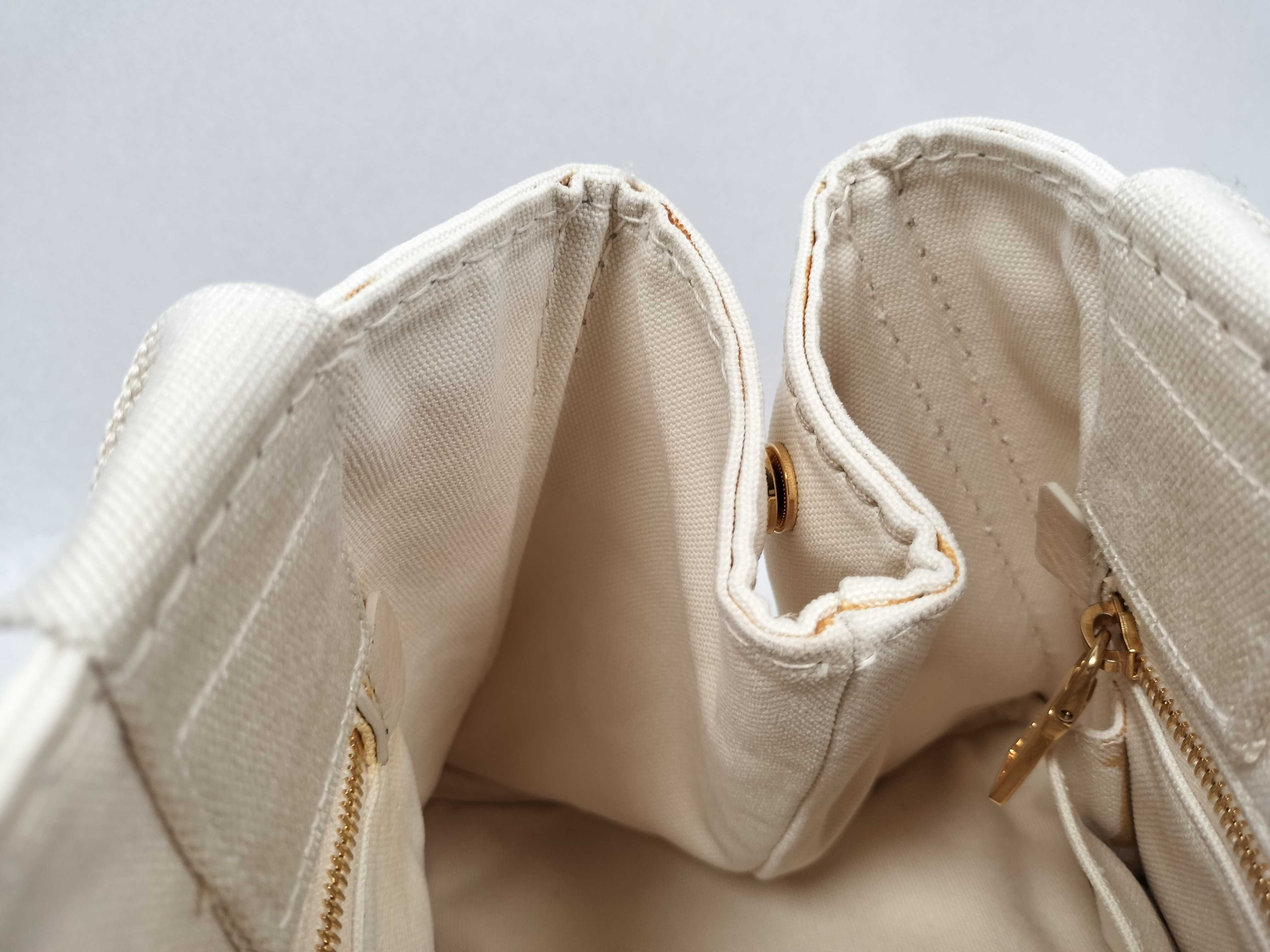 Canapa Tote Bag, Medium Size, White Tote Bag — view 8