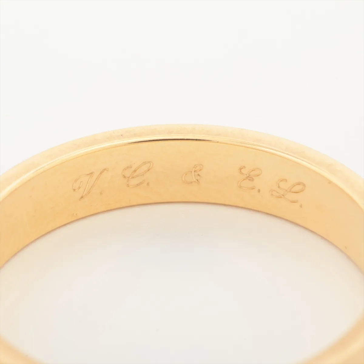 Mini Love Ring 750(YG) 3.5g 54 Initial YNS023 Dent — view 4