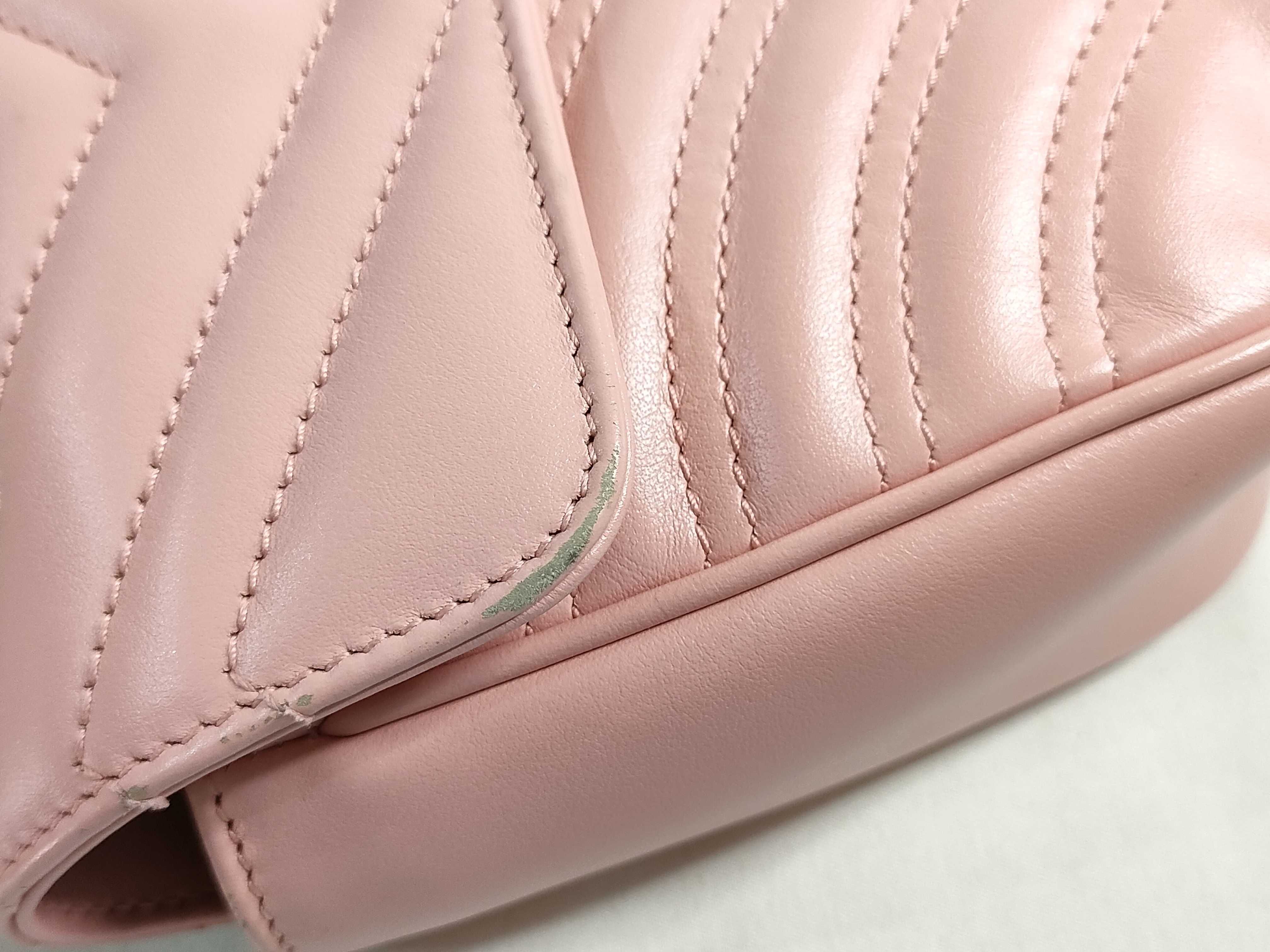 KR-GG Marmont Leather Chain Shoulder Bag Pink 443497 - Grade B Shoulder Bag — view 14