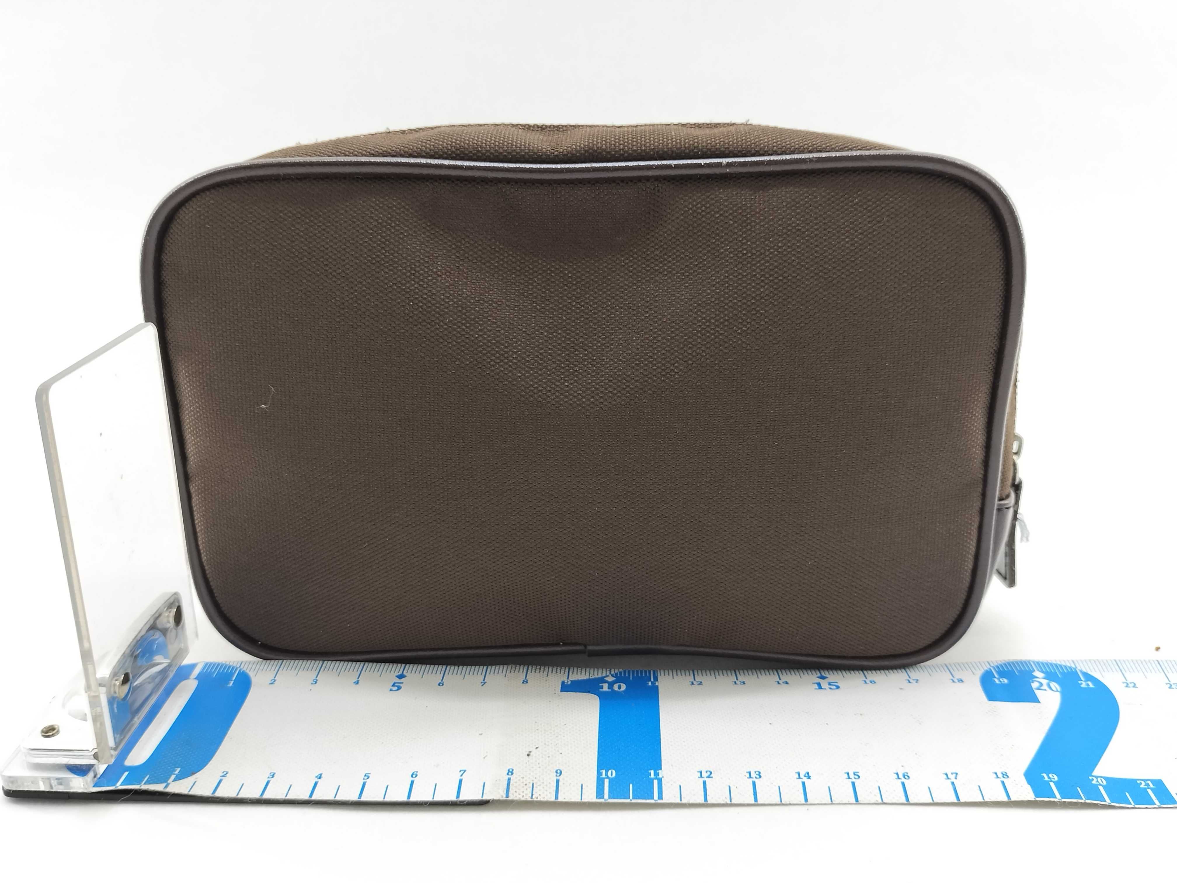 Nylon Pouch, Brown — view 2