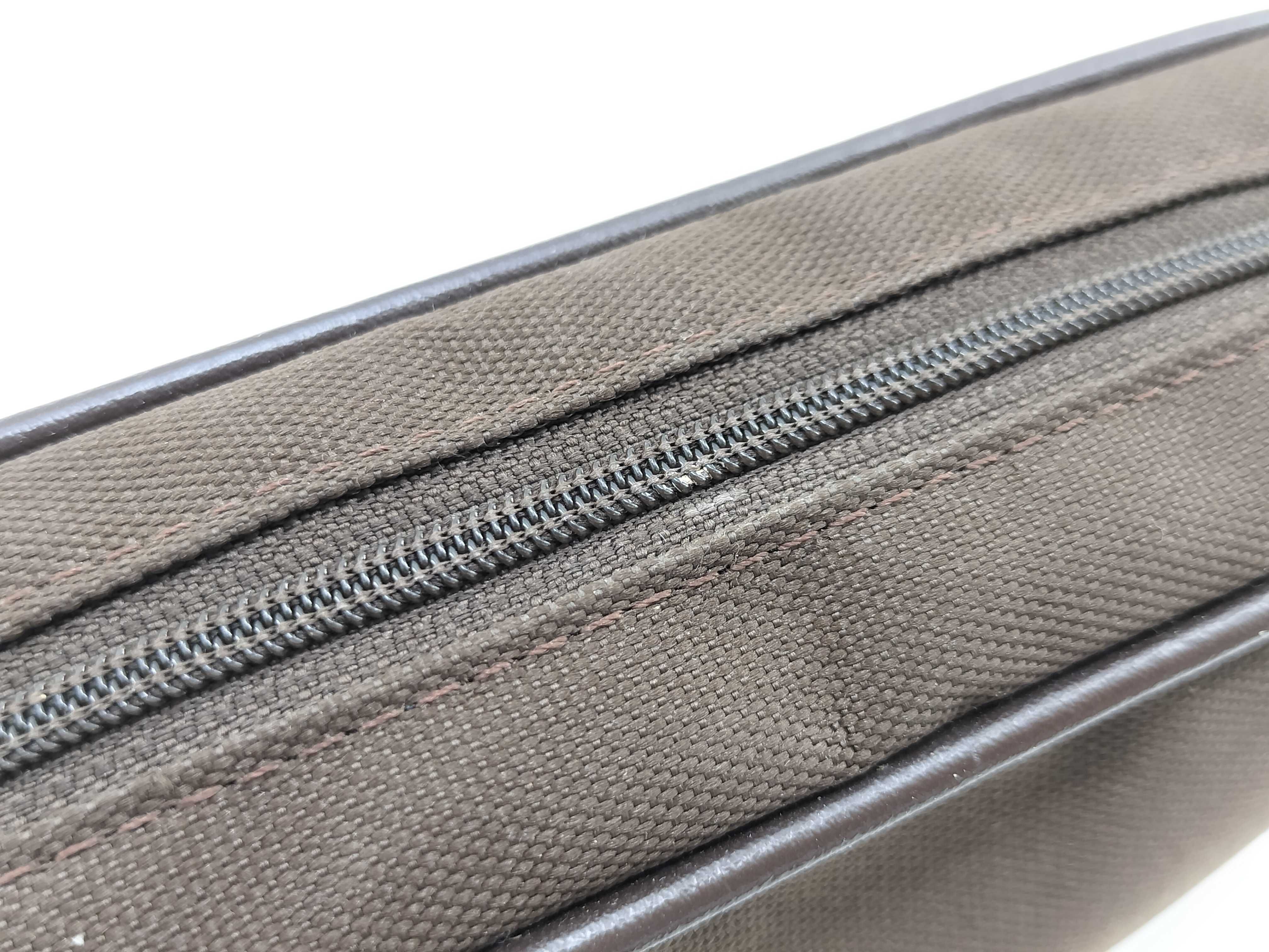 Nylon Pouch, Brown — view 10