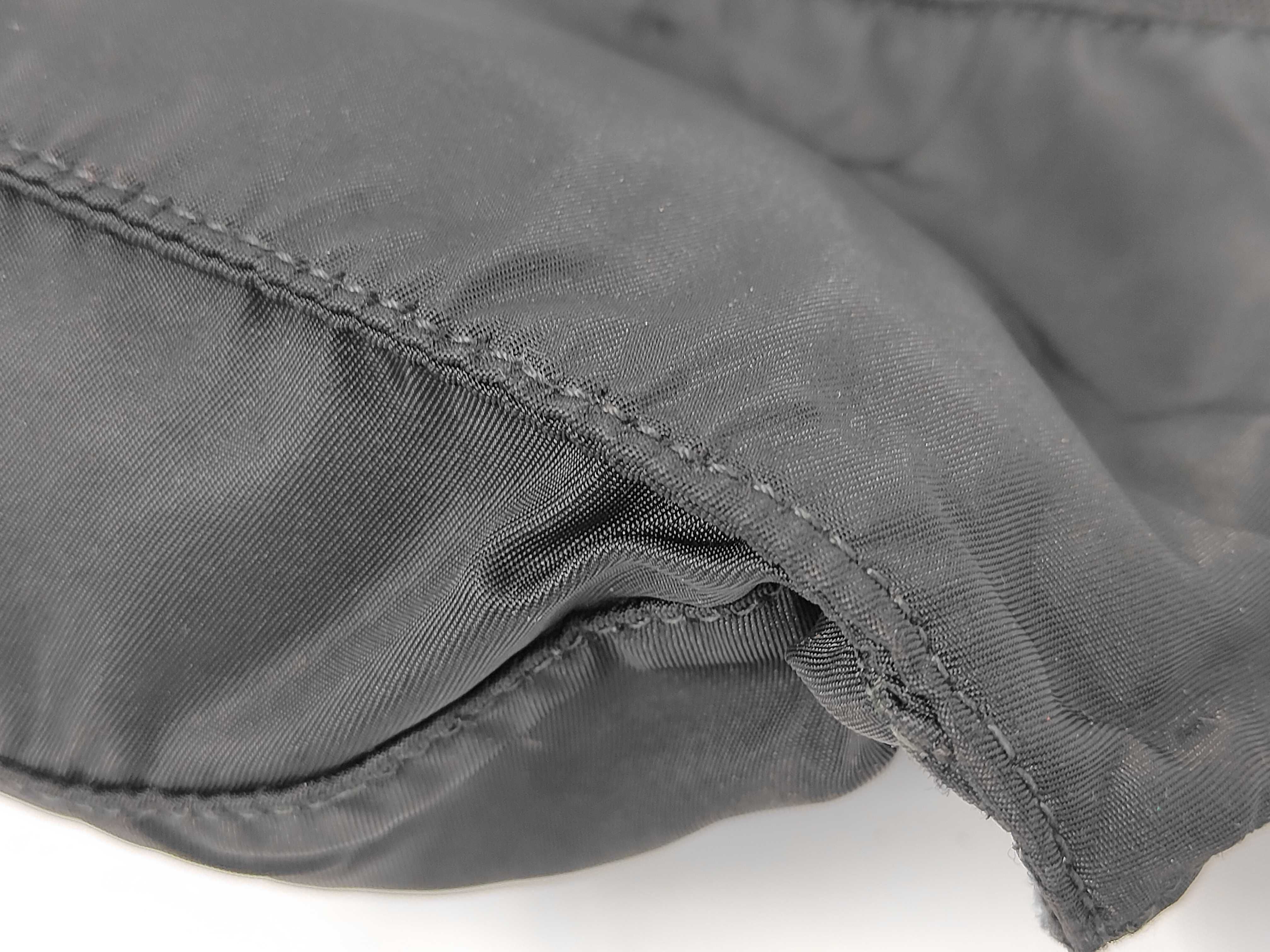 Nylon Prada Triangle Logo Nylon Waist Pouch Black - Waist Bag — view 3