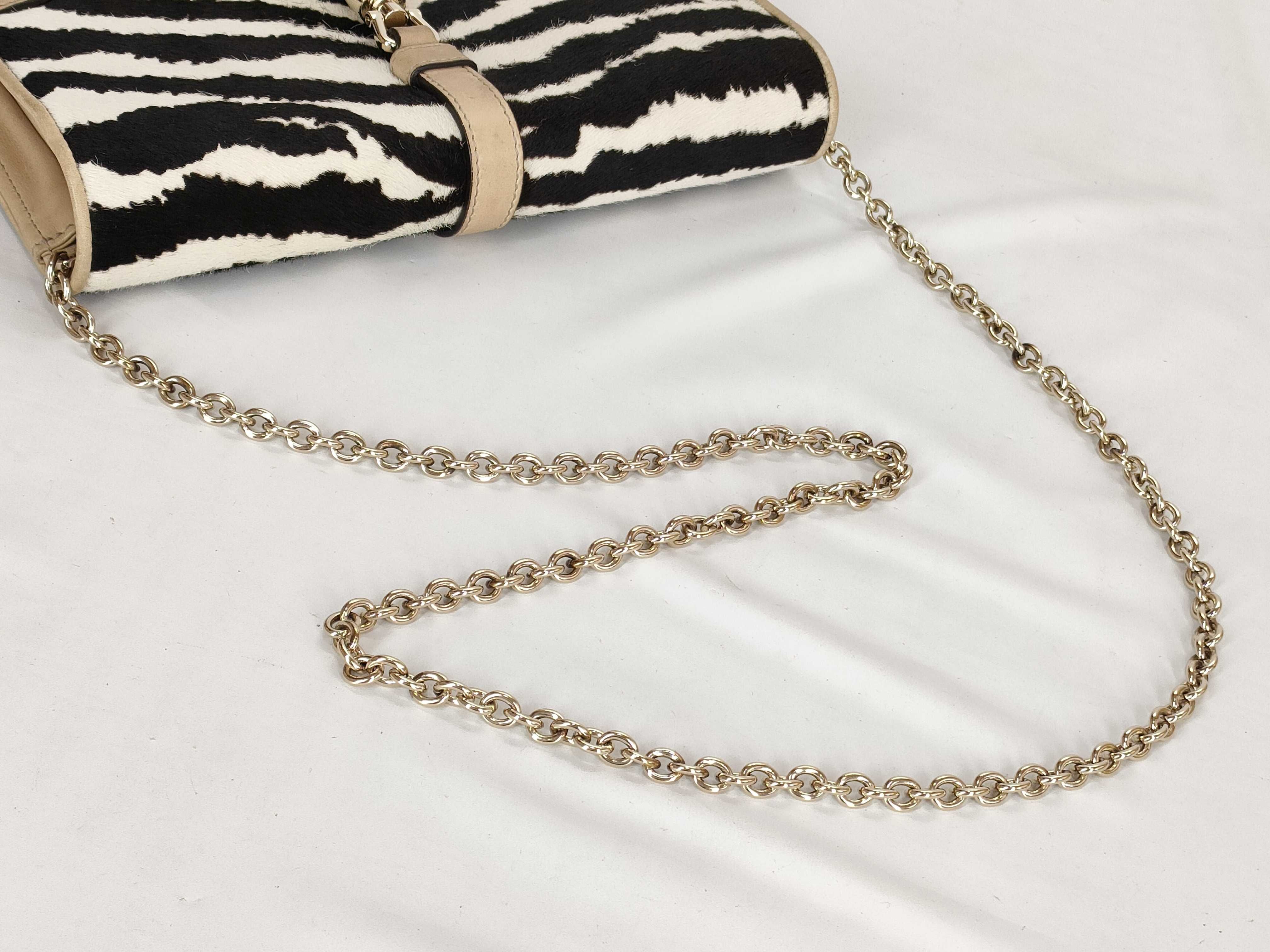 Jackie Gucci Calfskin New Jackie Shoulder Bag — view 3