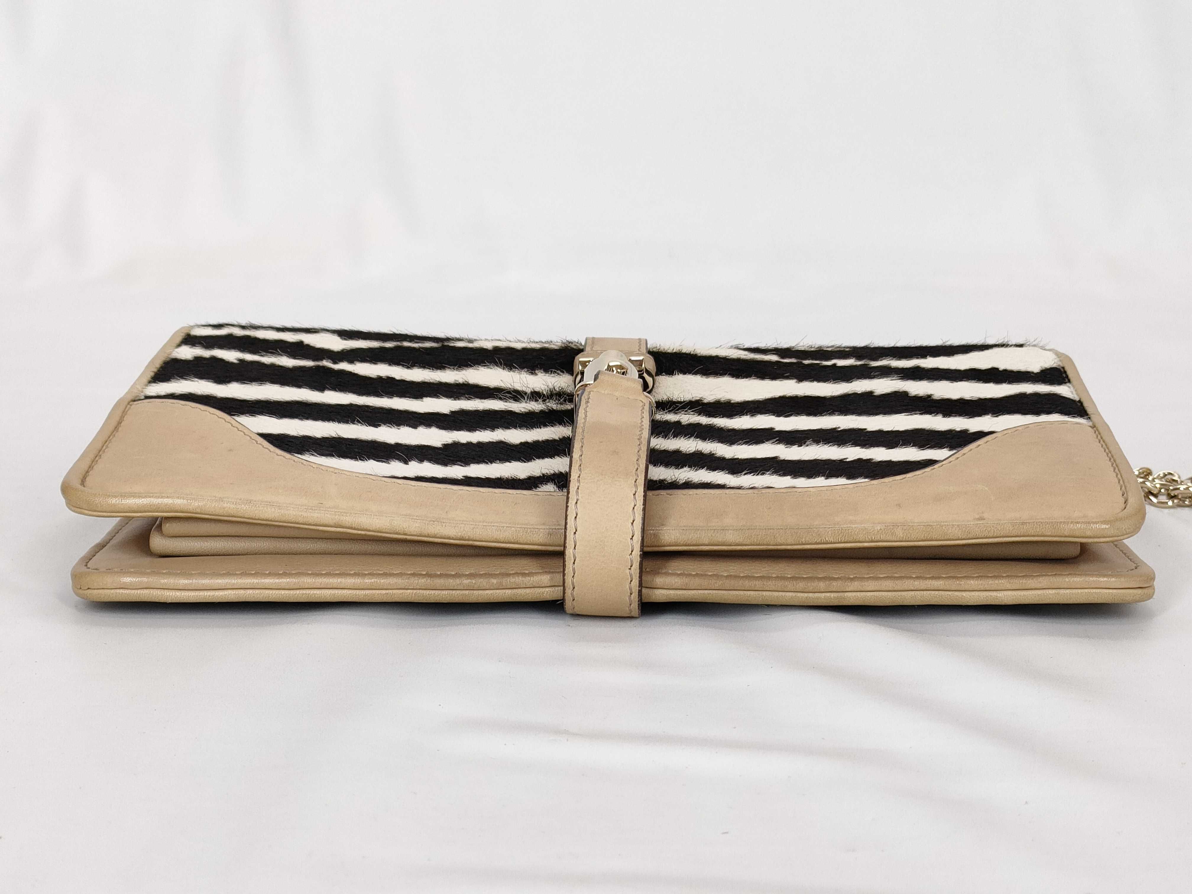 Jackie Gucci Calfskin New Jackie Shoulder Bag — view 8