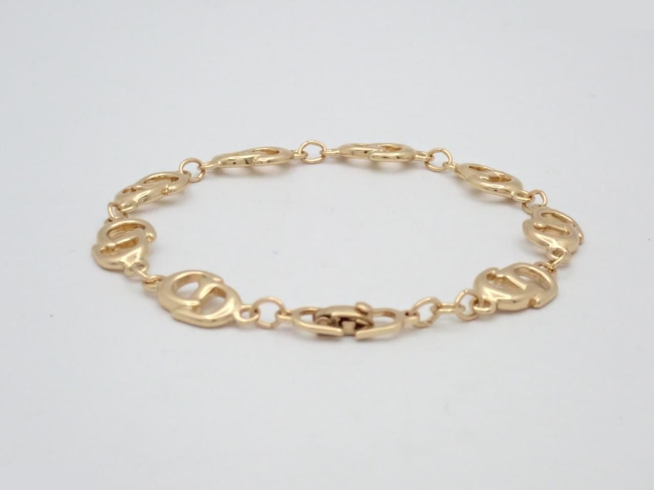Gold bracelet, wrist size approximately 19cm — view 2