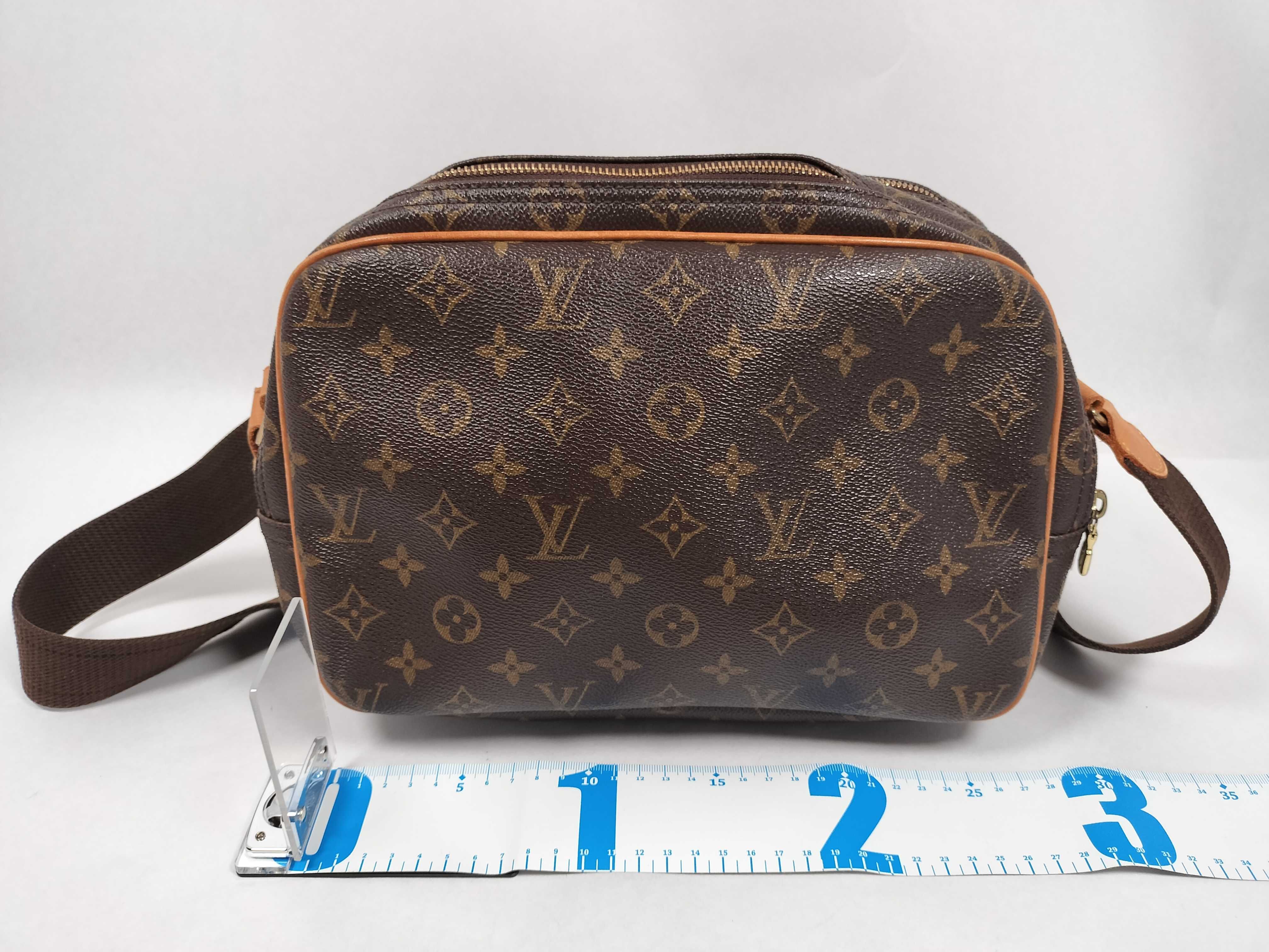 Monogram Louis Vuitton Brown Monogram M45254 Reporter PM Shoulder Bag — view 2