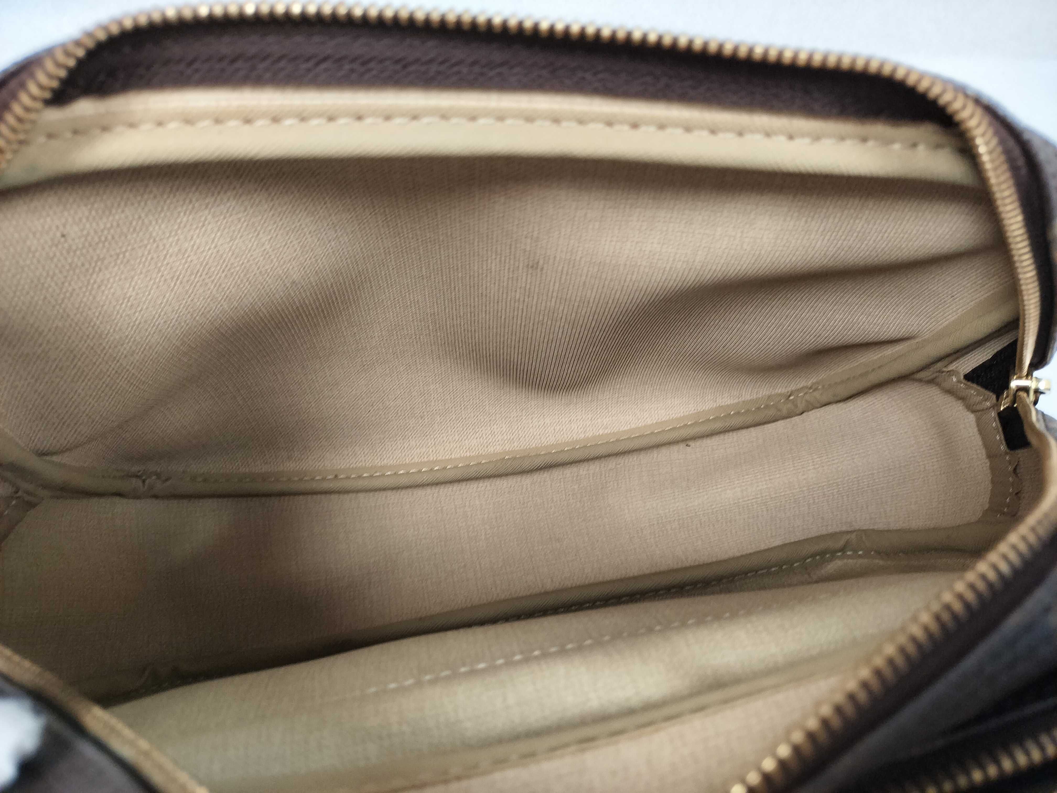 Monogram Louis Vuitton Brown Monogram M45254 Reporter PM Shoulder Bag — view 14