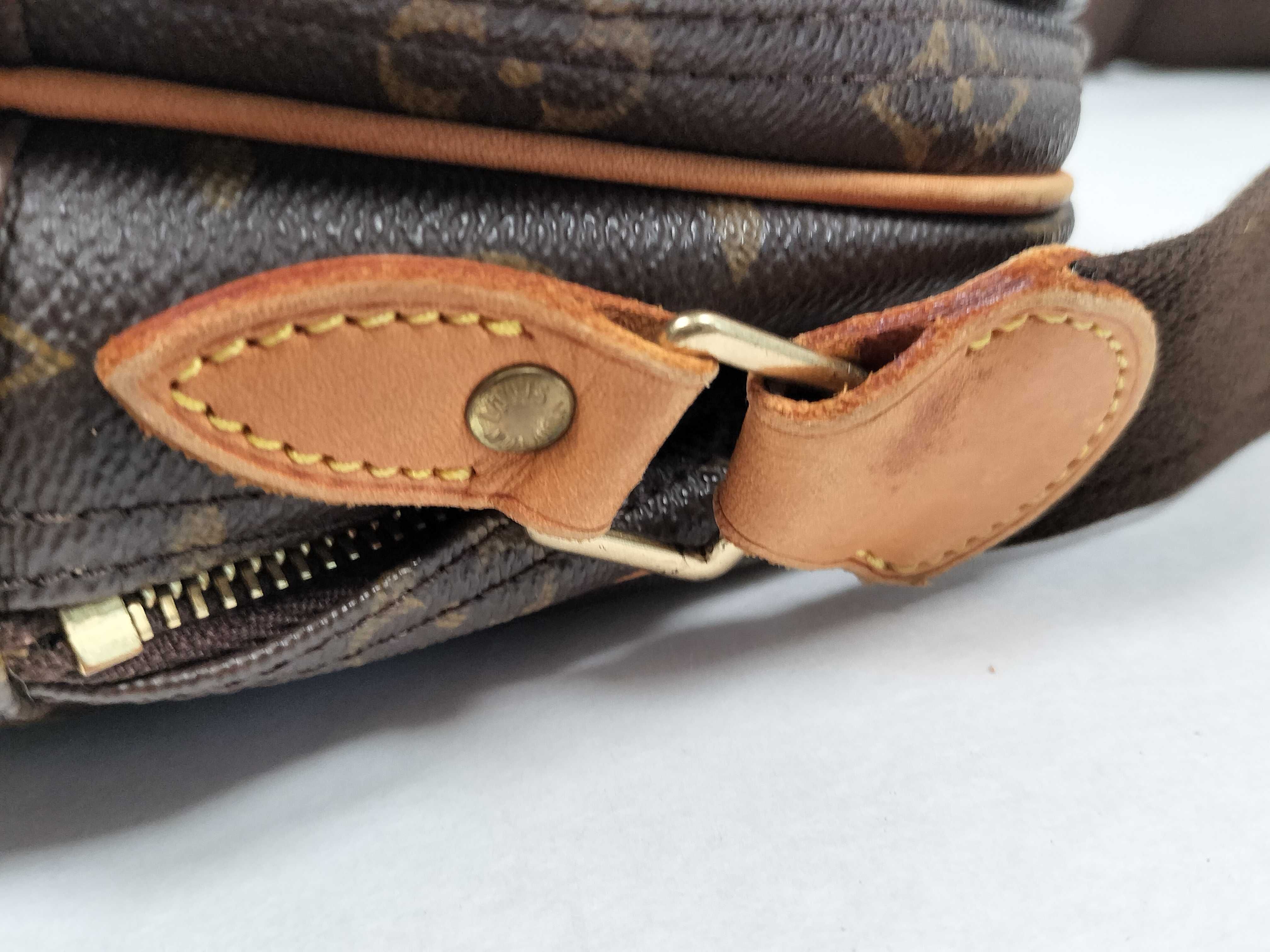 Monogram Louis Vuitton Brown Monogram M45254 Reporter PM Shoulder Bag — view 5