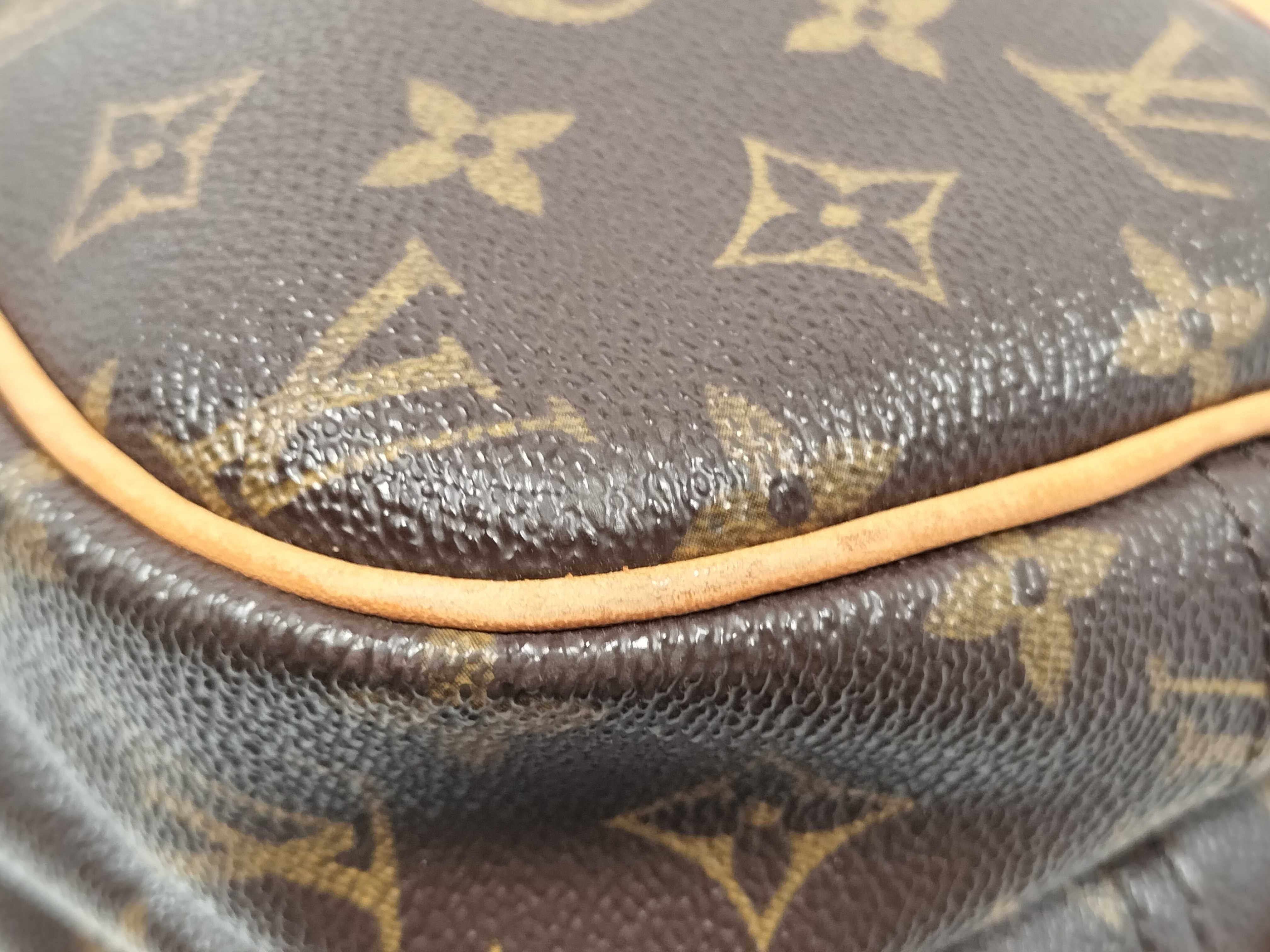 Monogram Louis Vuitton Brown Monogram M45254 Reporter PM Shoulder Bag — view 6