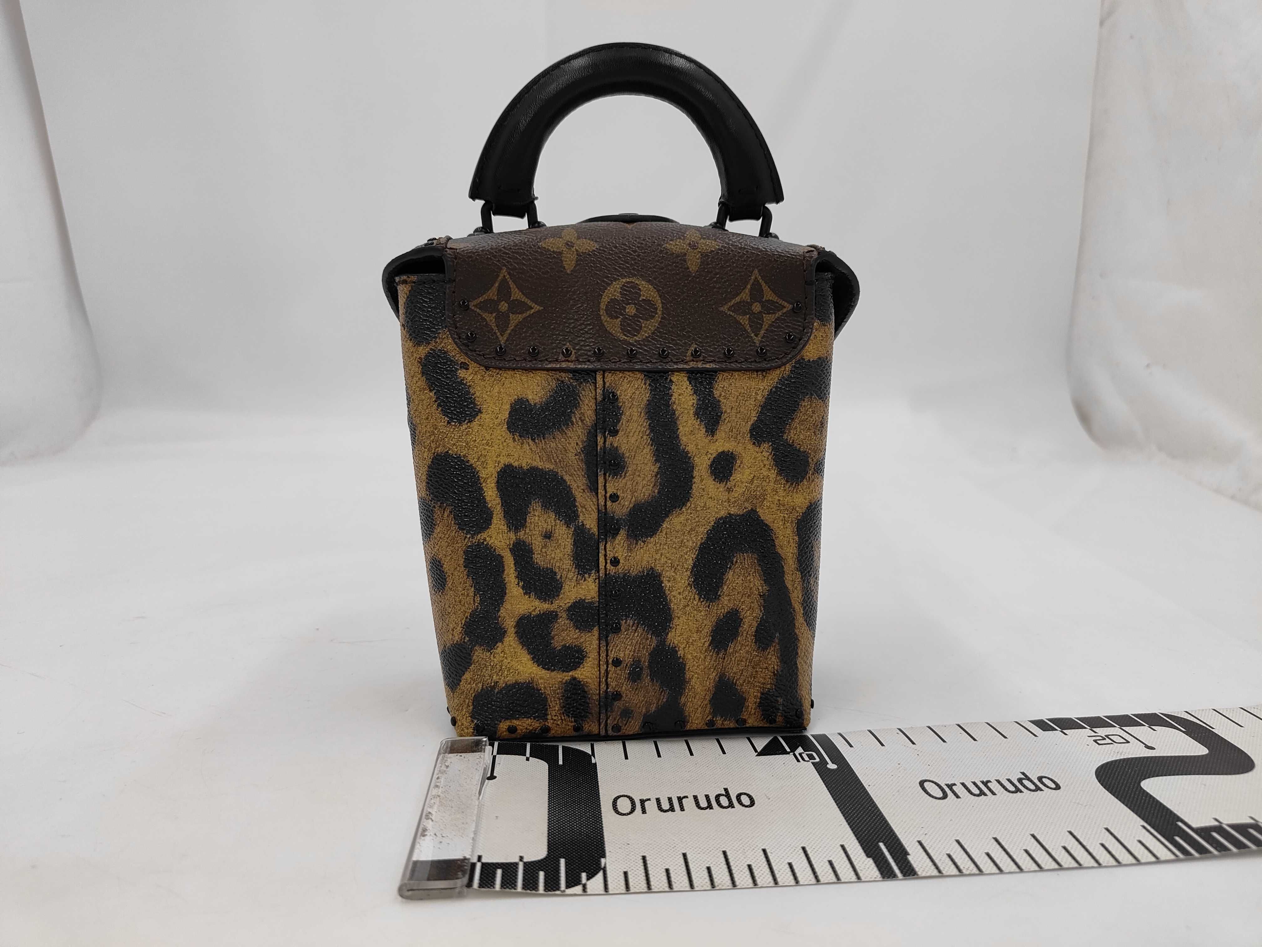 M43001 Monogram Leopard Camera Box Shoulder Bag Handbag — view 2