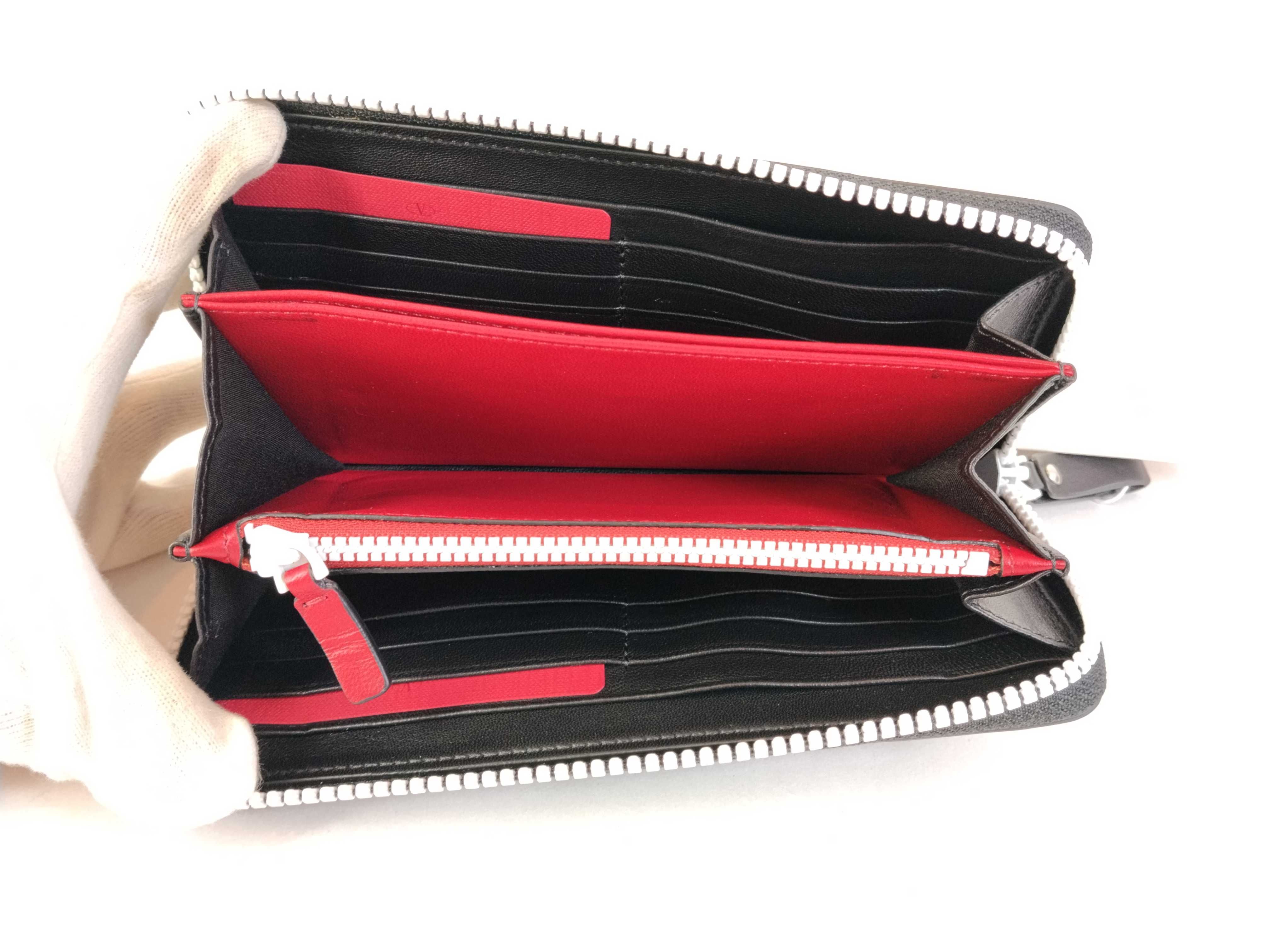 Rockstud Spike Long Wallet, Black — view 8