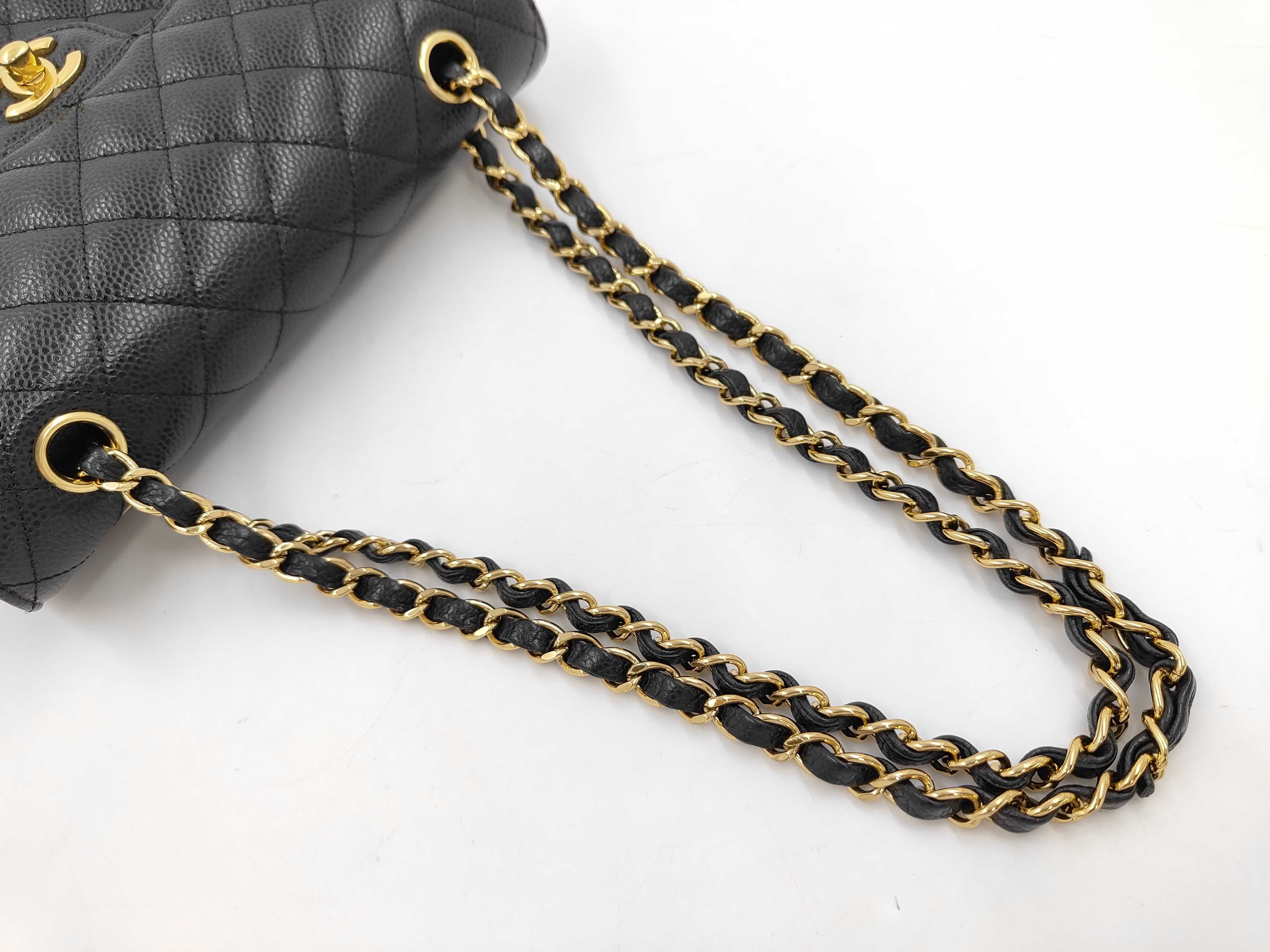 Matelassé 23 Double Flap Double Chain Caviar Shoulder Bag — view 3