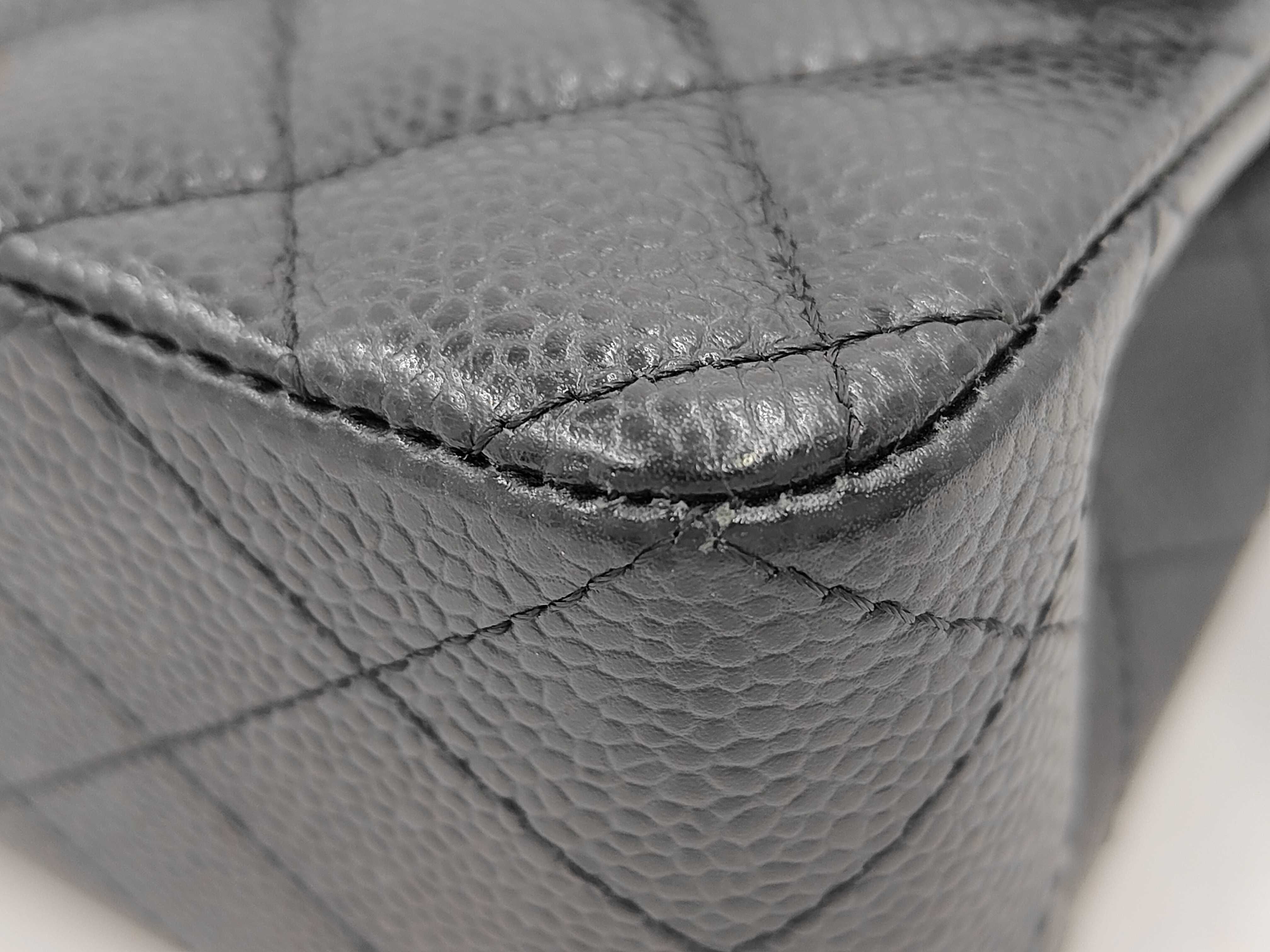 Matelassé 23 Double Flap Double Chain Caviar Shoulder Bag — view 5