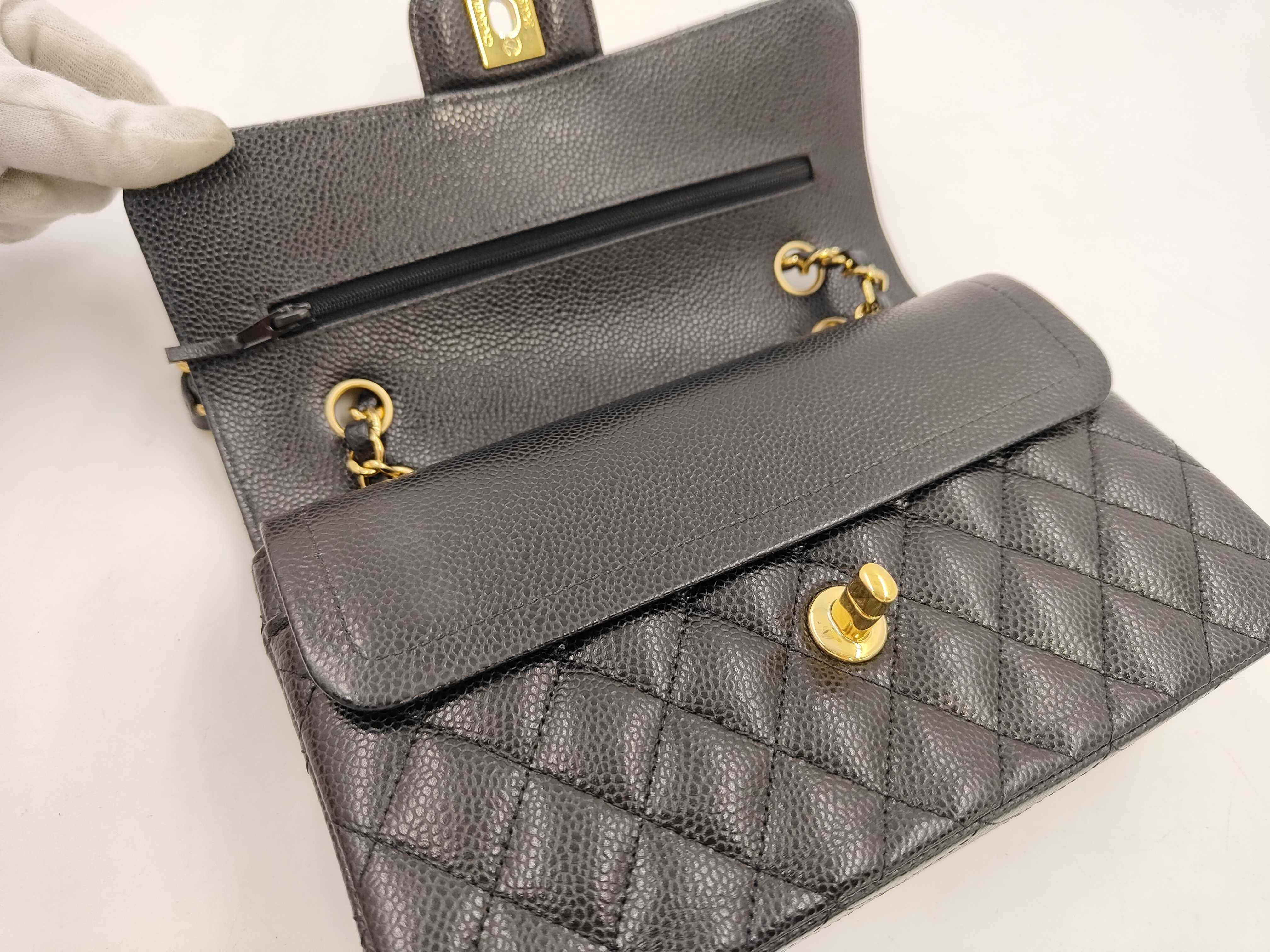 Matelassé 23 Double Flap Double Chain Caviar Shoulder Bag — view 7