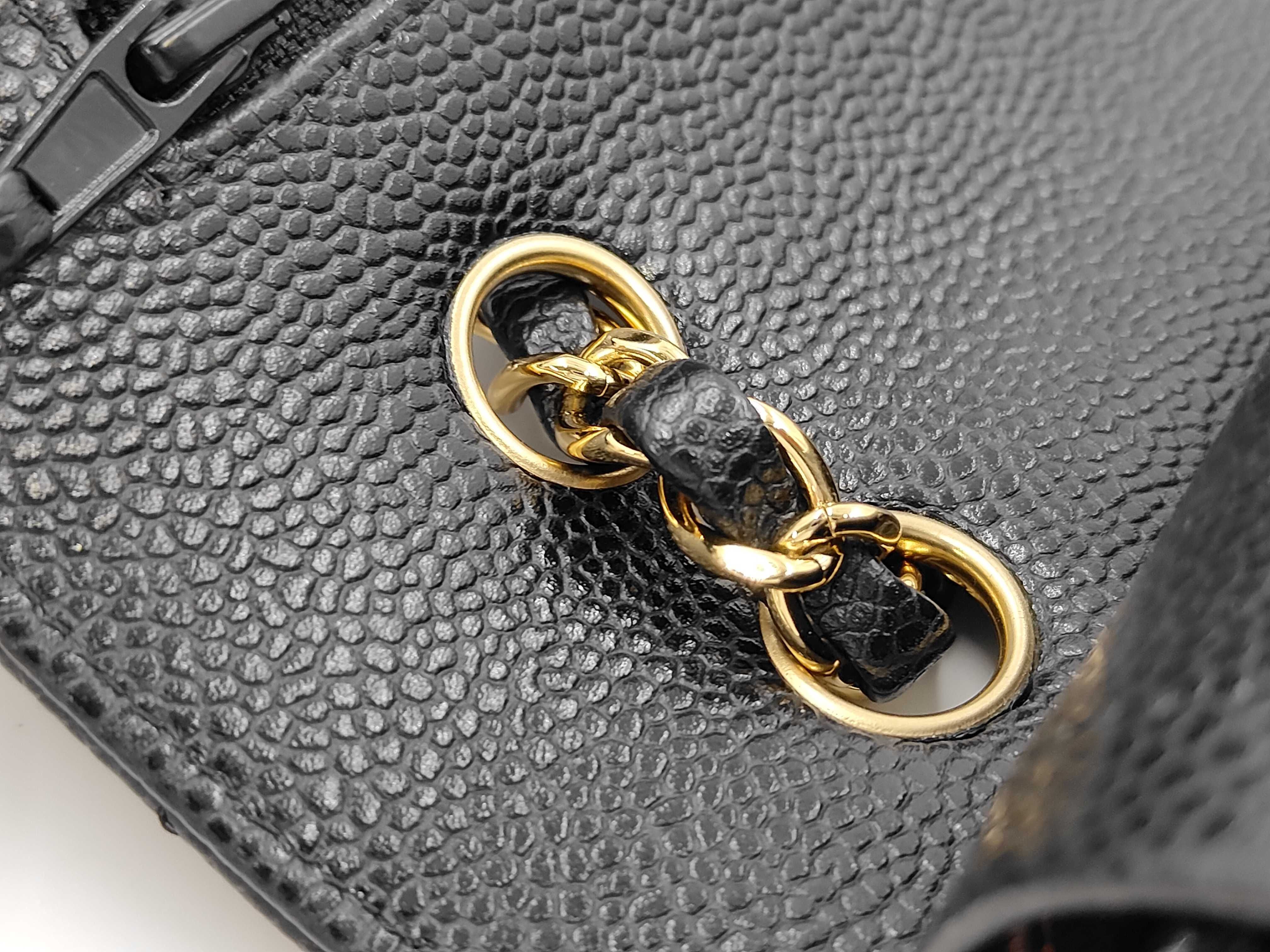 Matelassé 23 Double Flap Double Chain Caviar Shoulder Bag — view 8