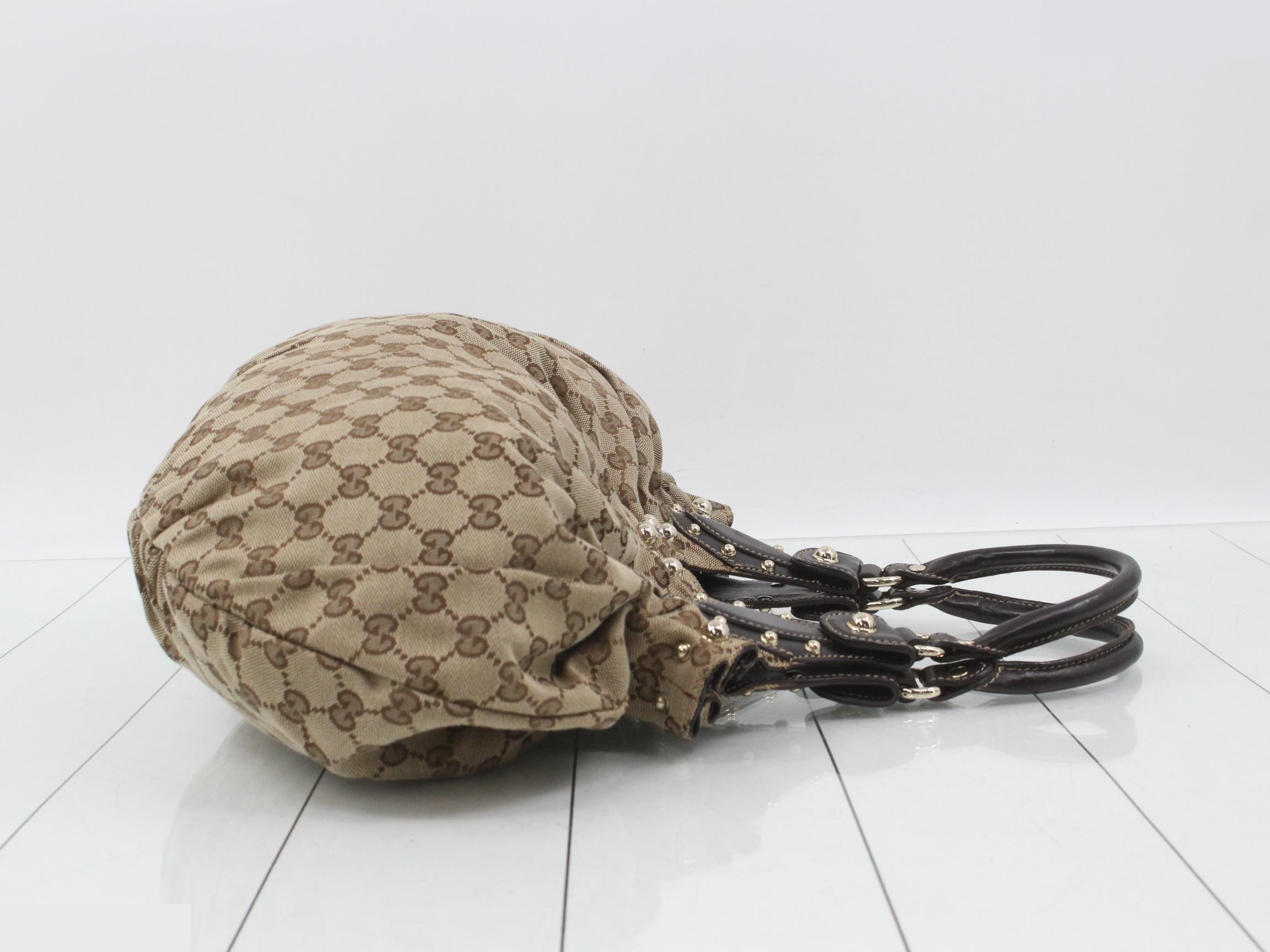 GG Canvas (Bag) - Handbag with Studs — view 3