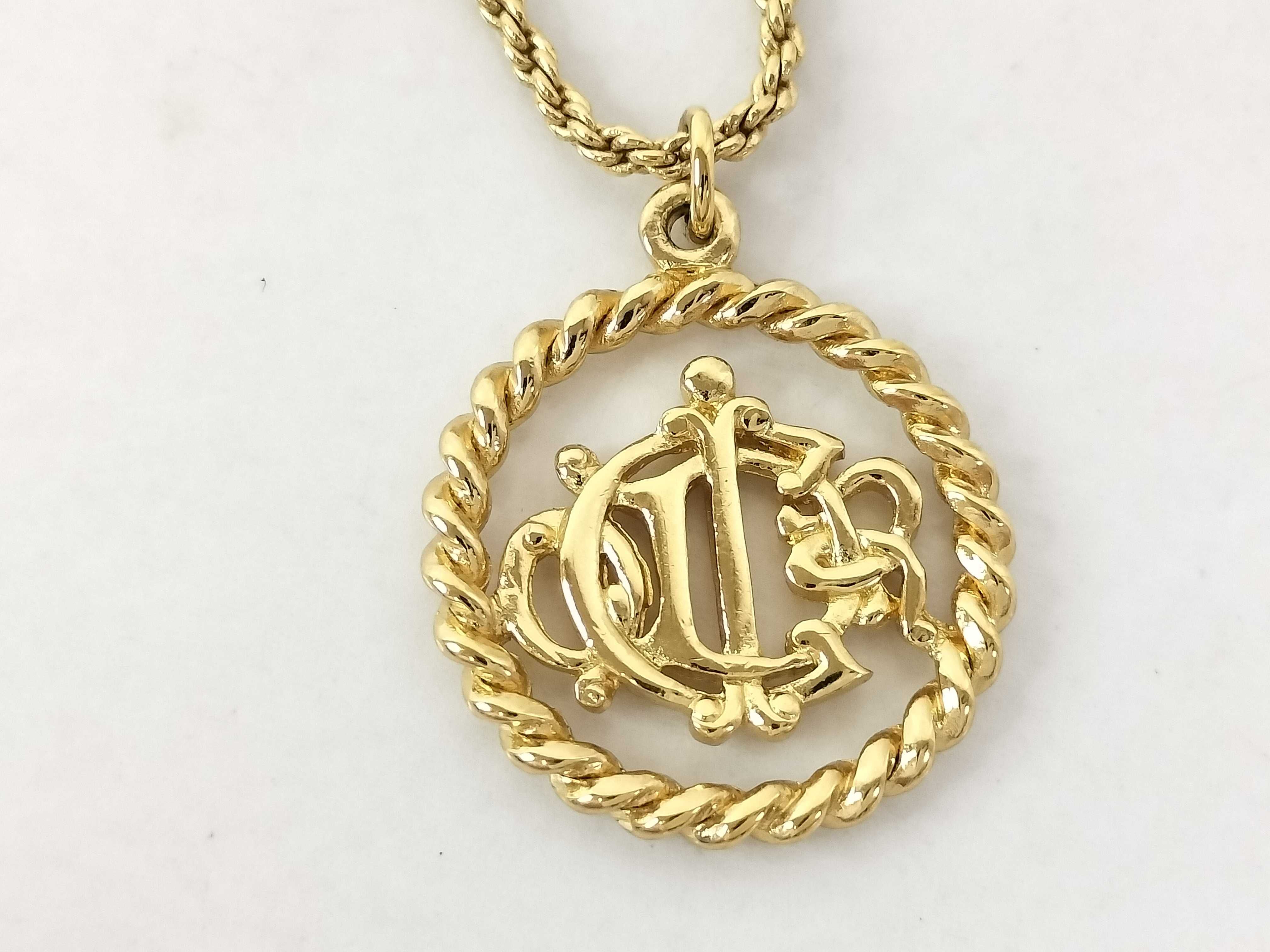 Gold Logo Necklace — view 2