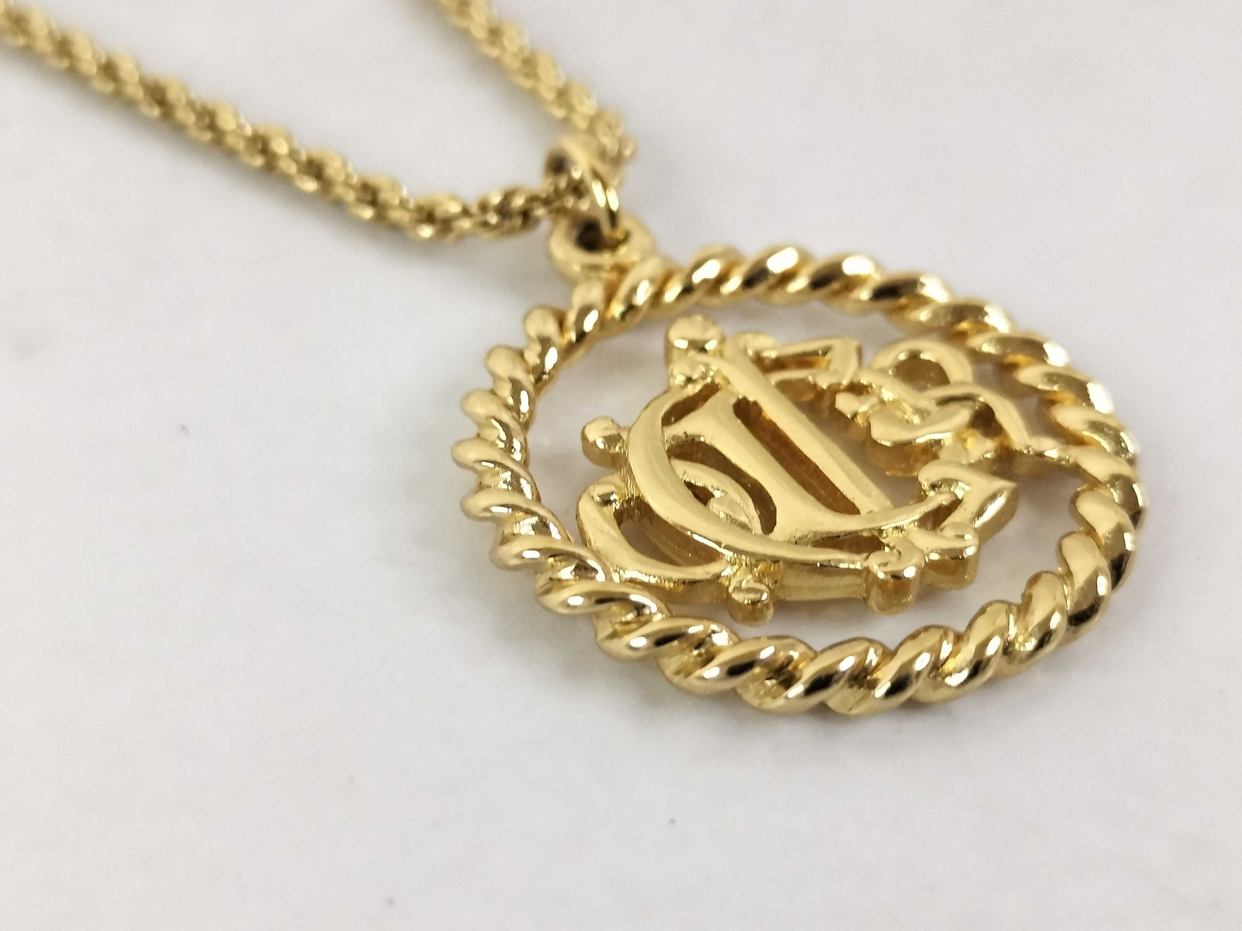 Gold Logo Necklace — view 3