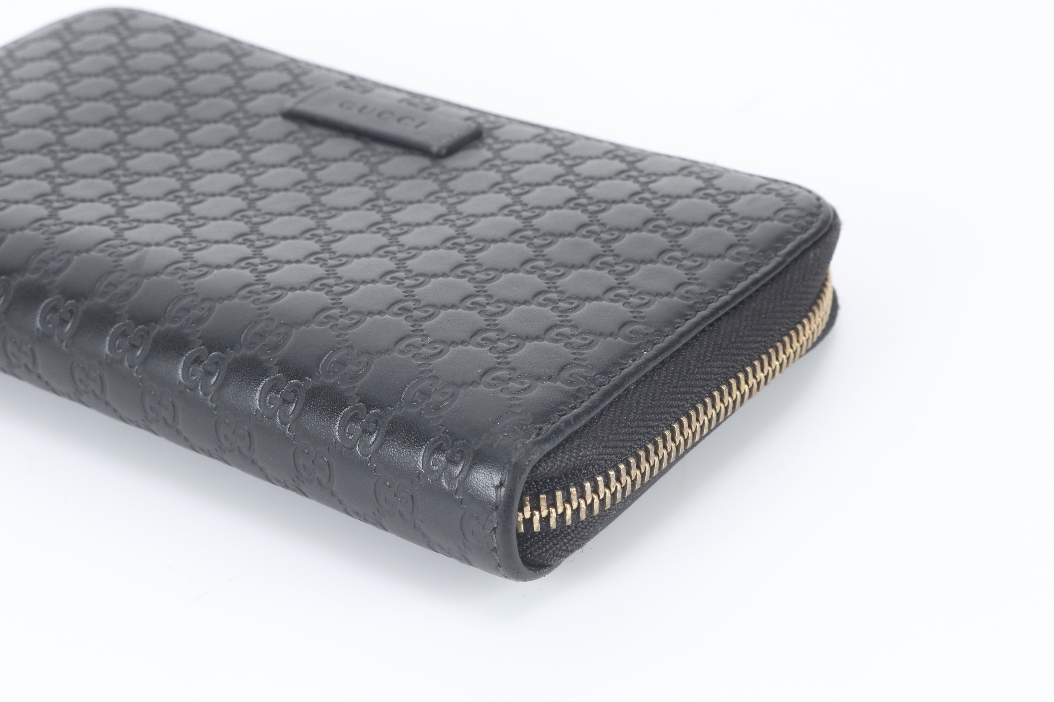 Micro Guccissima 4493191 Leather Long Wallet — view 3