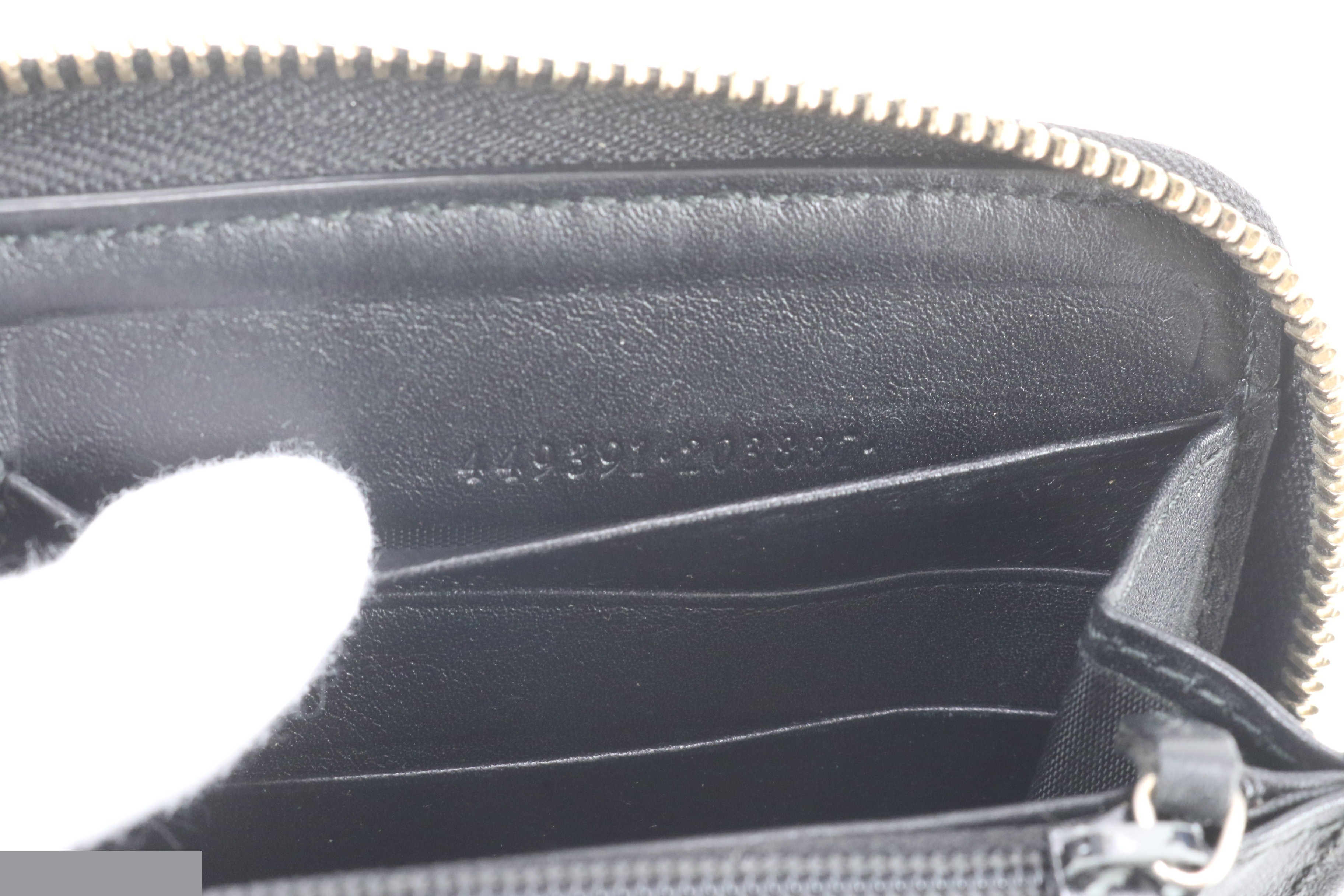 Micro Guccissima 4493191 Leather Long Wallet — view 9