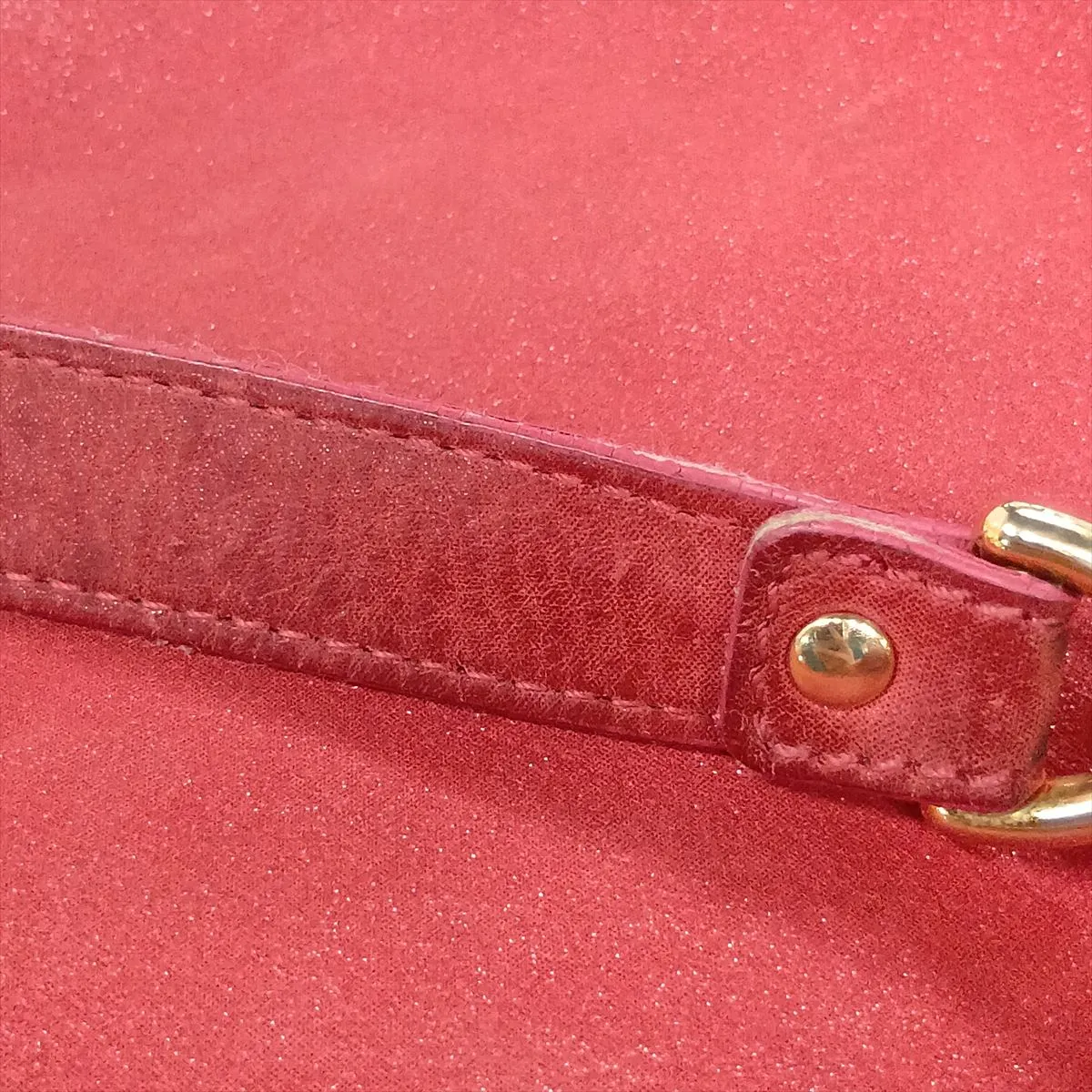 Big Mamma 8BR638 Coated Leather Chain Shoulder Bag, Pink — view 10