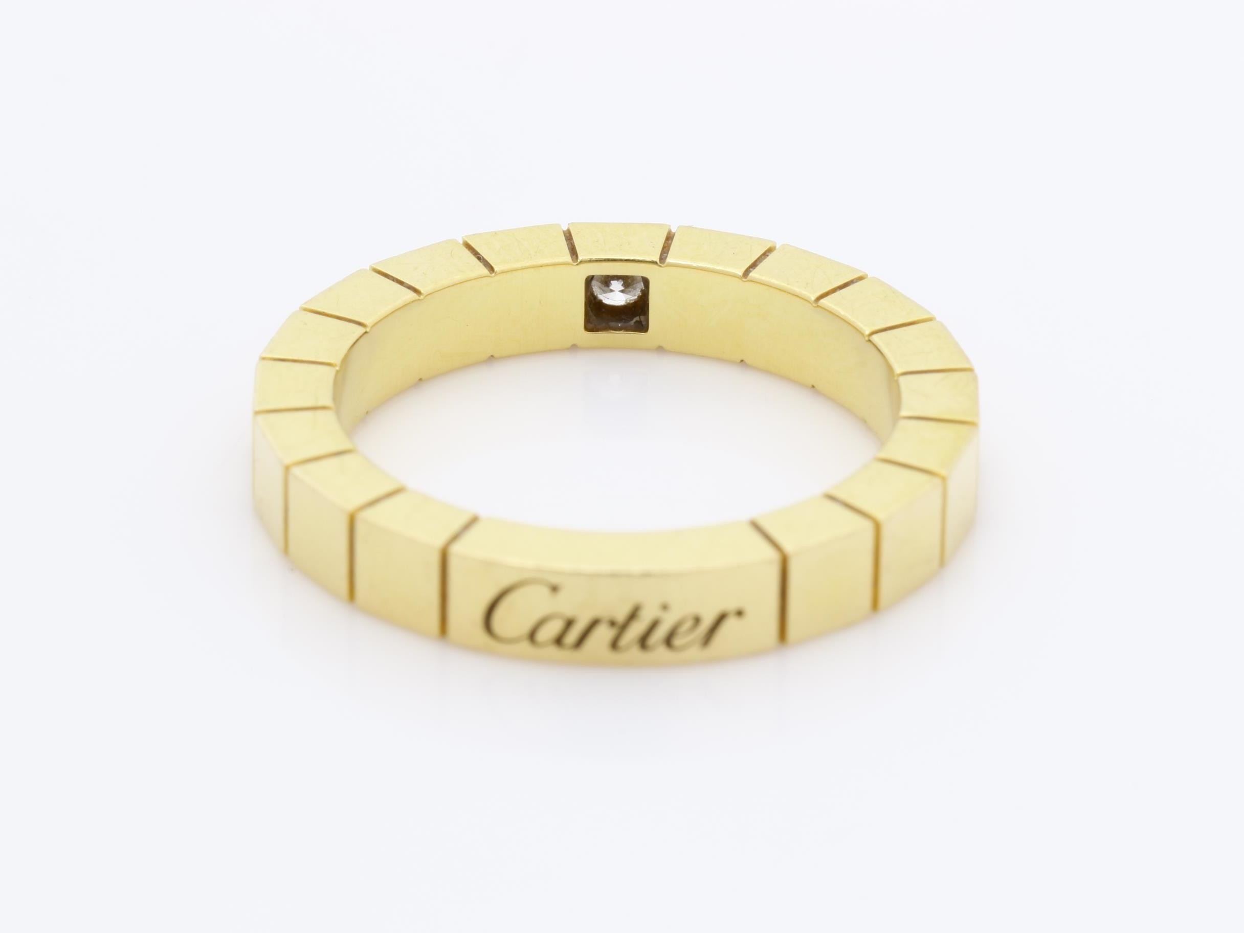 750YG Lanieres Diamond Ring, 5.50g, #49, C1 — view 4