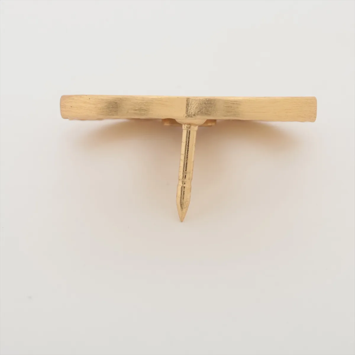 Coco Mark 02A Pin Brooch GP Gold x Black. — view 3