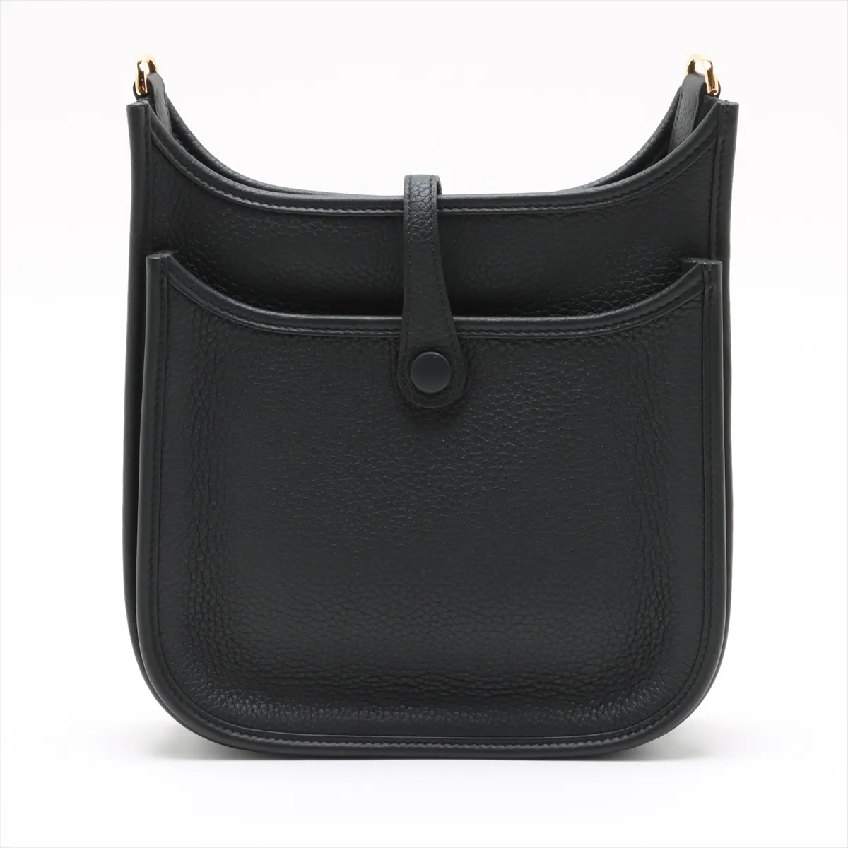[Individually wrapped] Hermes Evelyn 3 23 Taurillon Clemence Black Gold hardware G:2026 — view 2