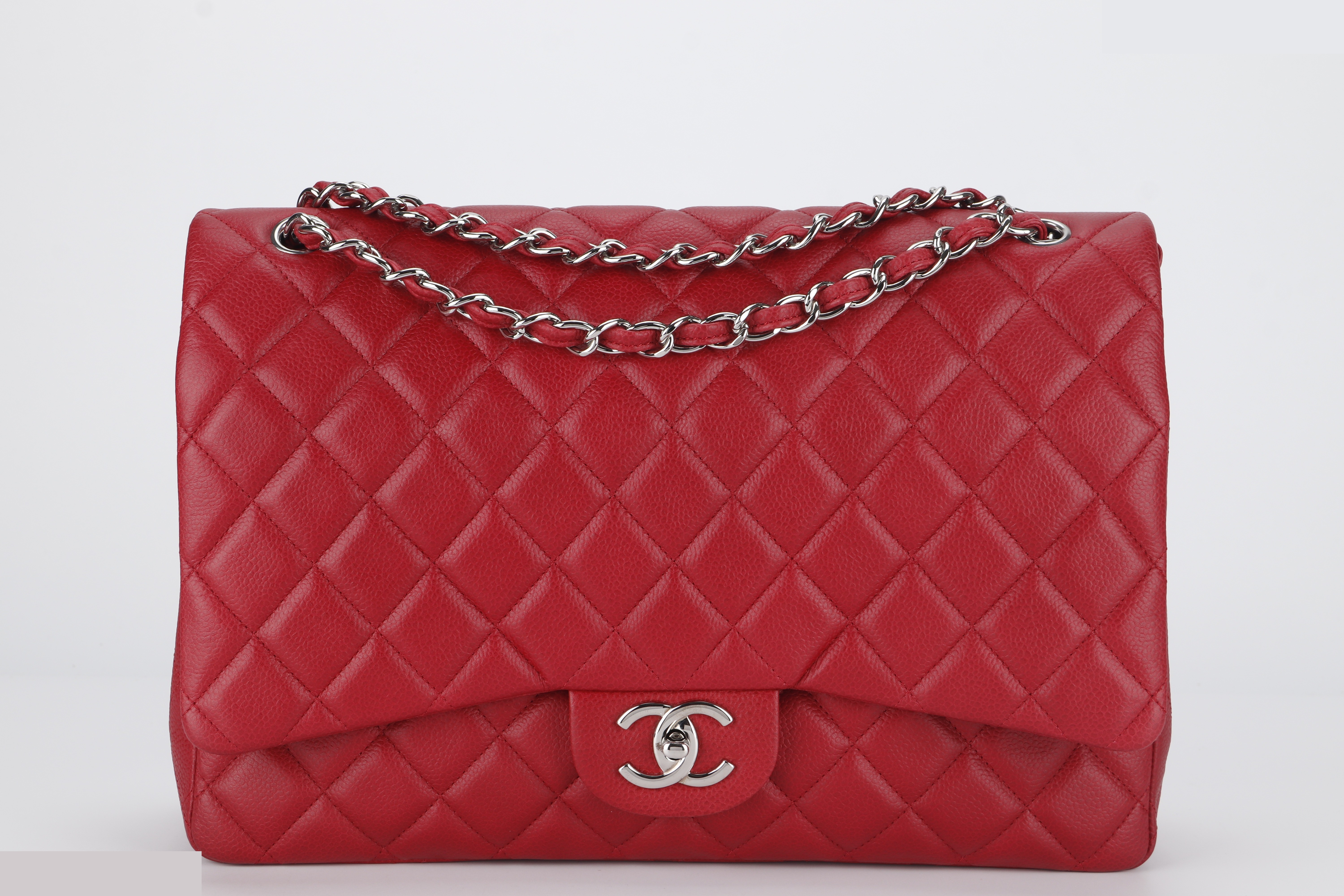 CLASSIC FLAP MAXI RED CAVIAR SHW