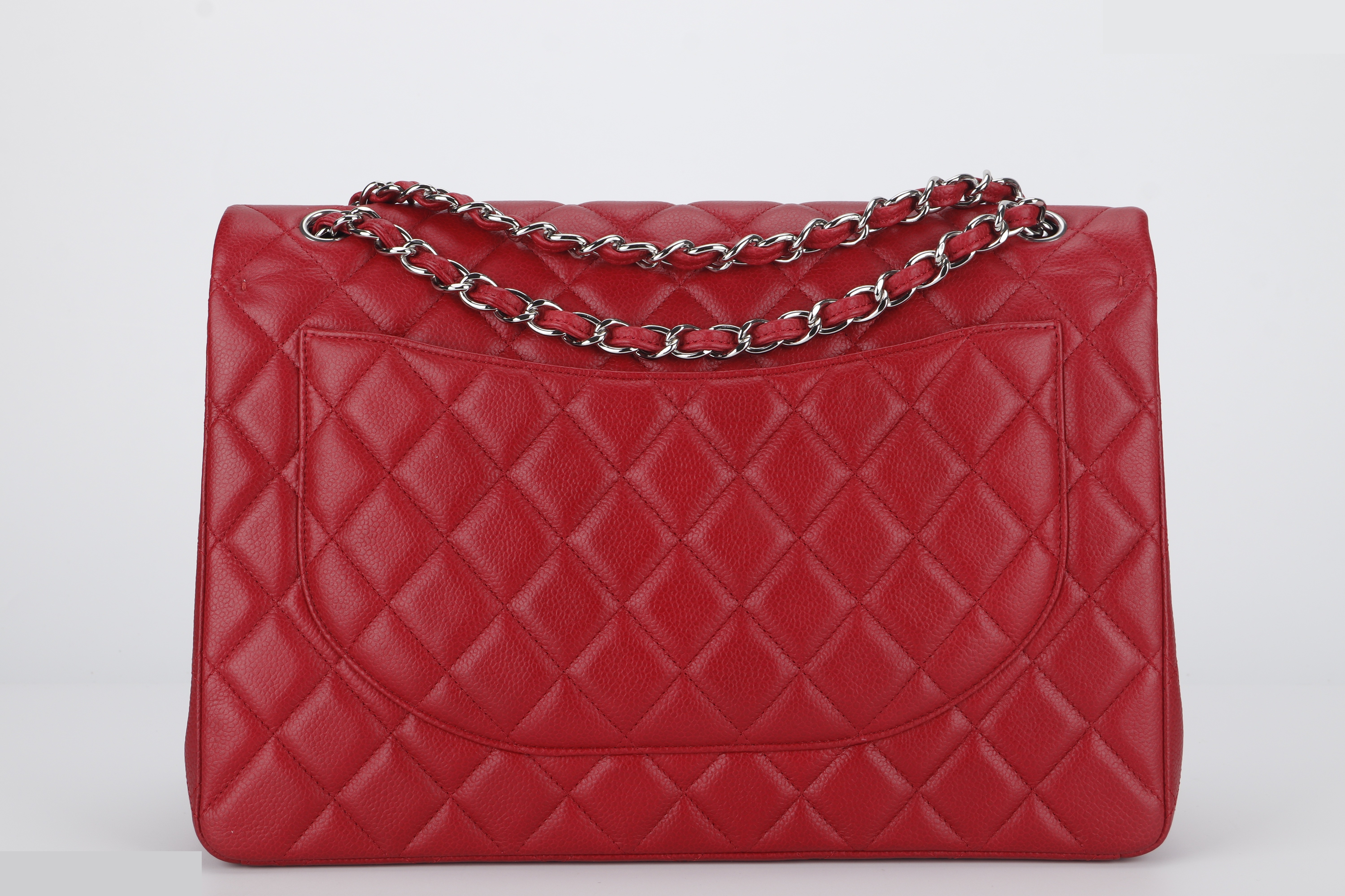 CLASSIC FLAP MAXI RED CAVIAR SHW — view 2