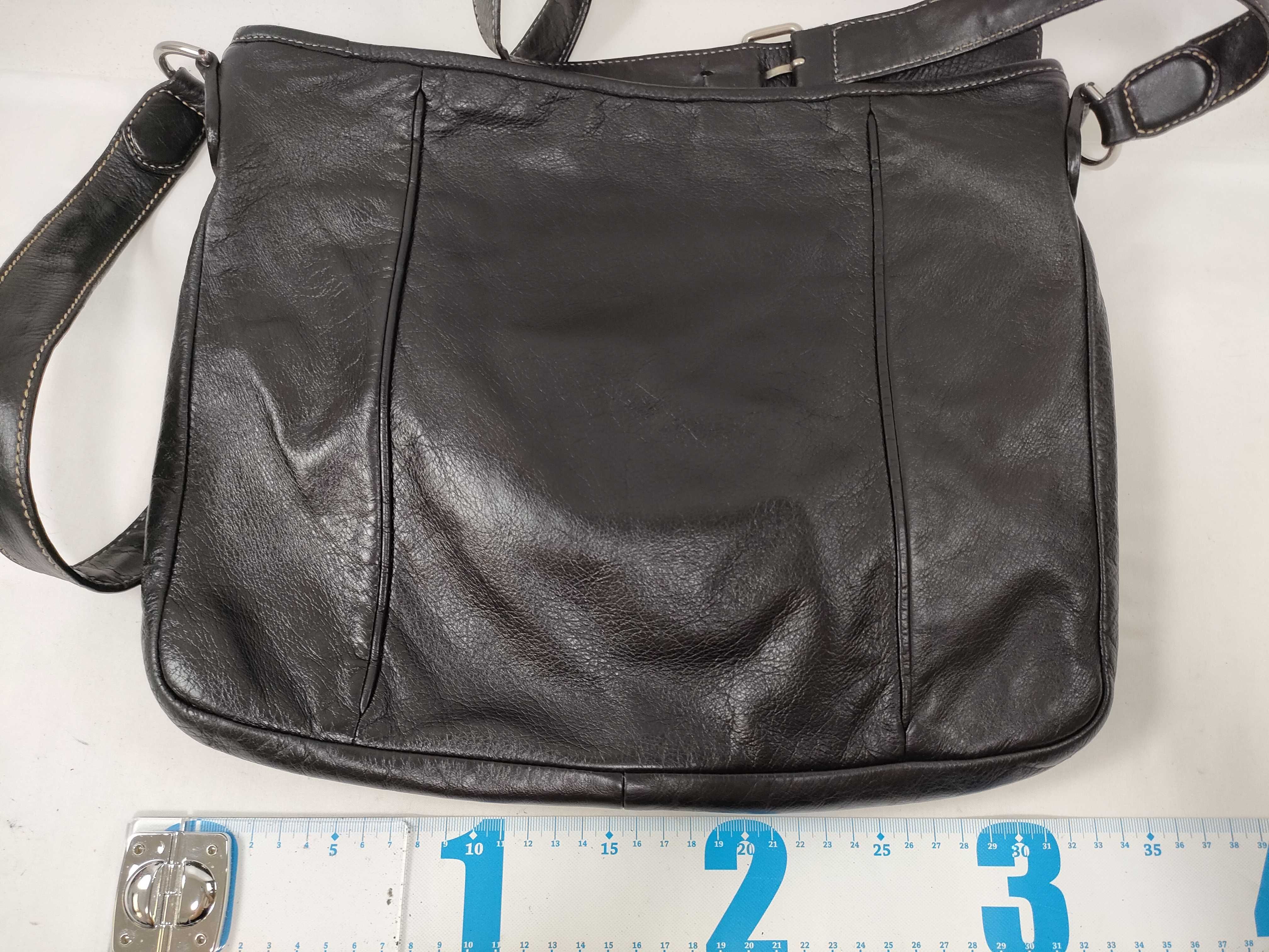 Hysteria Leather Shoulder Bag, Black, Serial Number — view 2