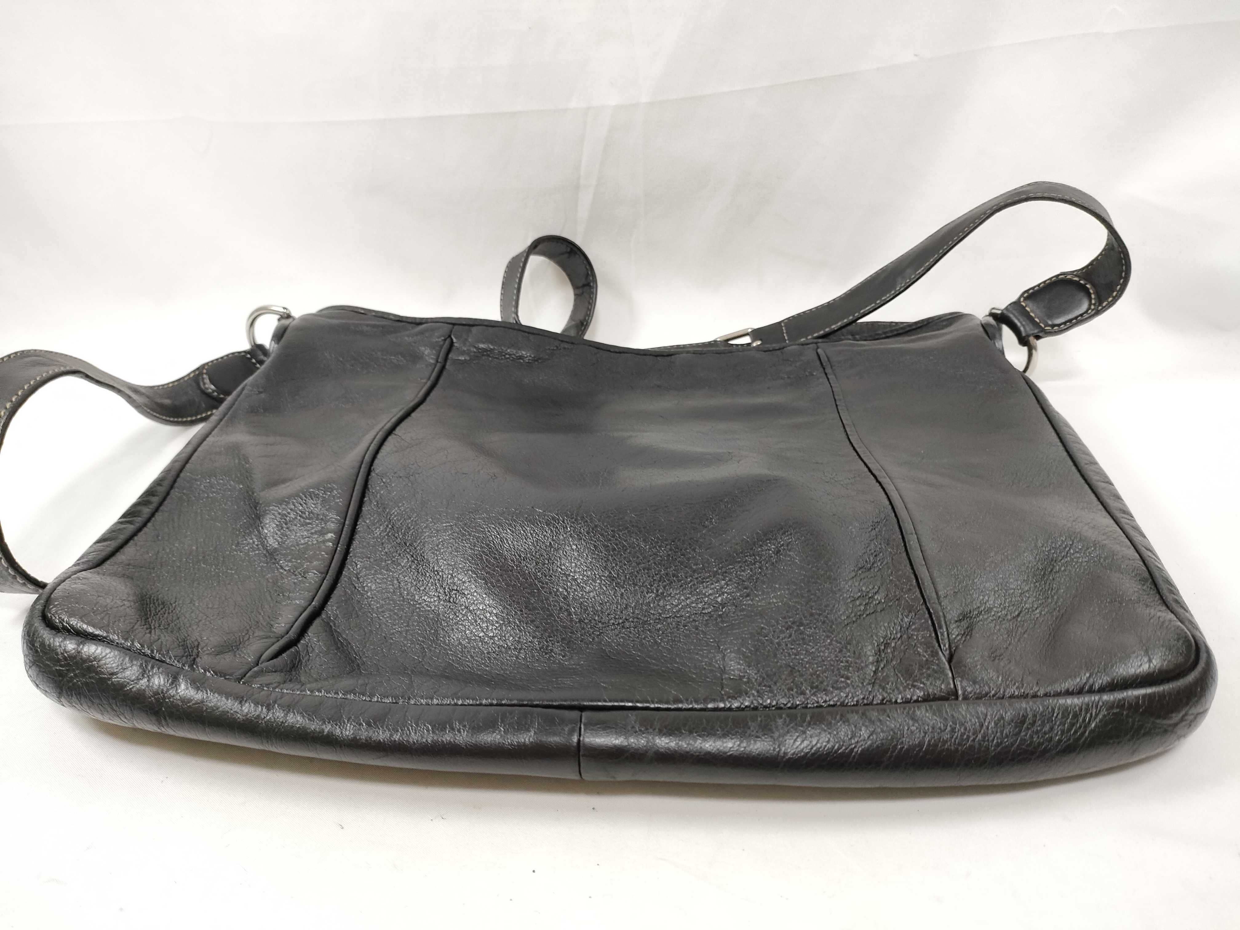Hysteria Leather Shoulder Bag, Black, Serial Number — view 3