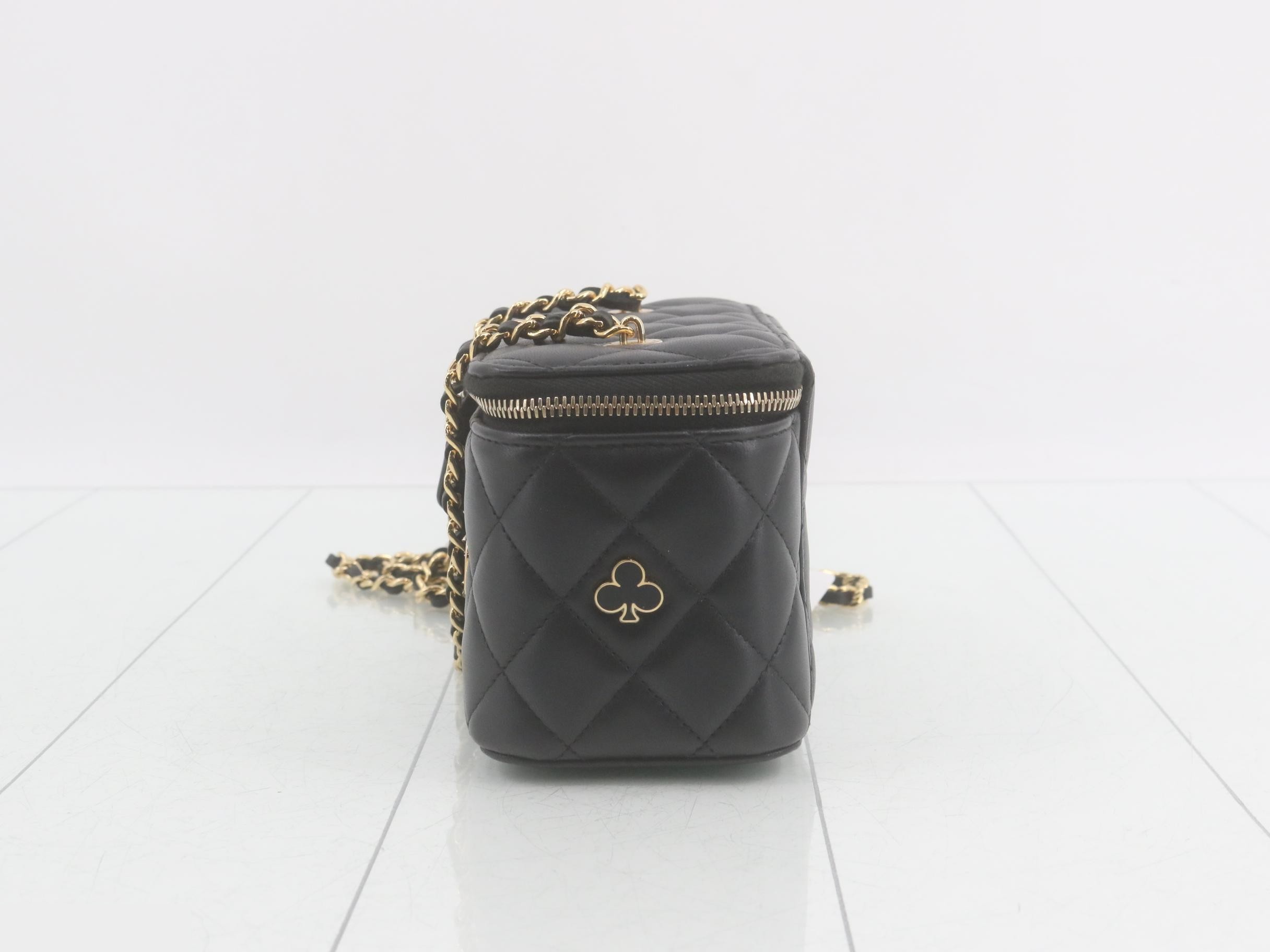 Matelassé Leather Multi-Charm 2-Way Vanity — view 3