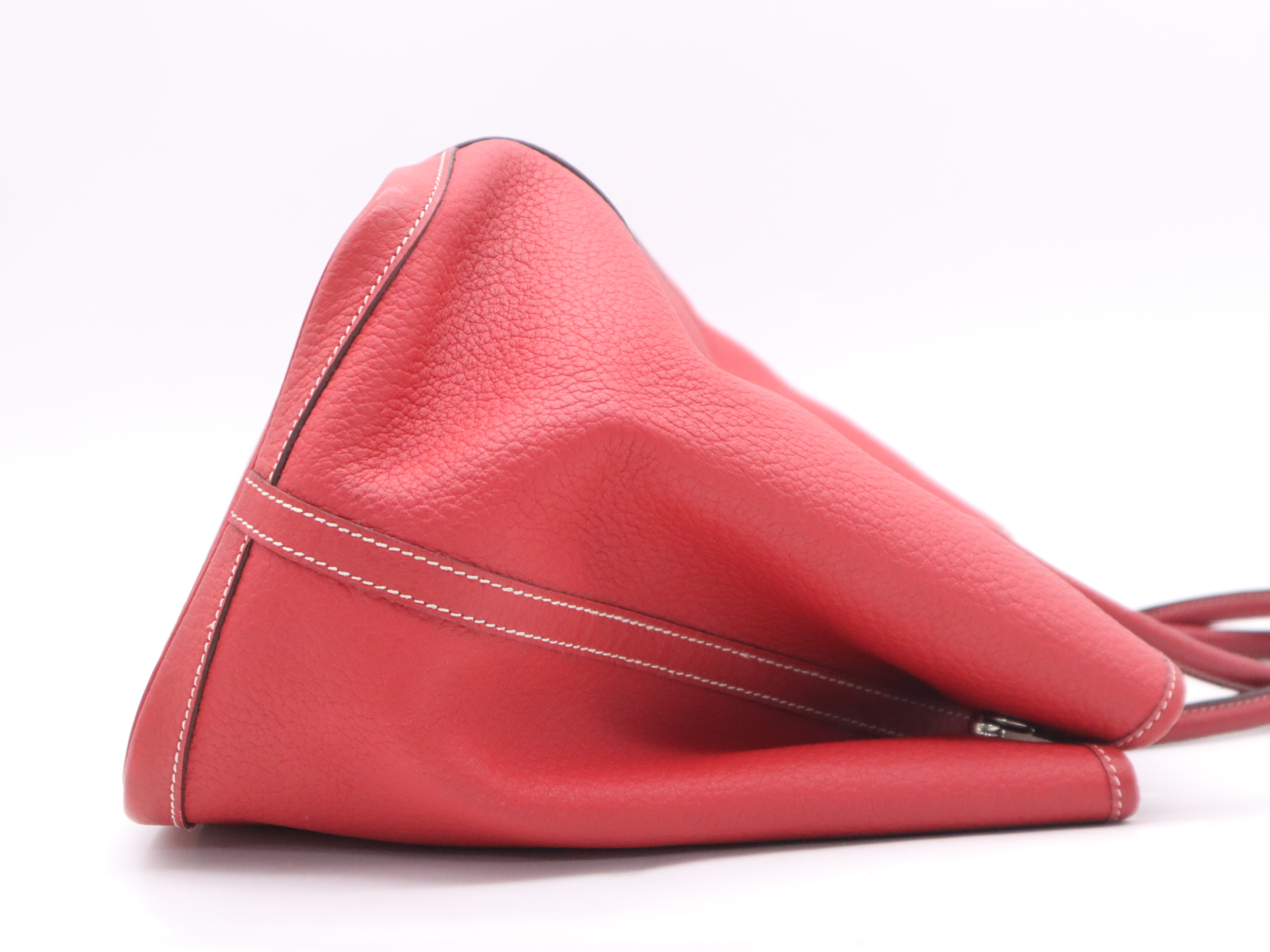 Negonda Garden Party PM Tote Bag, Rouge, Silver Hardware, with Dust Bag, P Stamp, 2012 — view 5