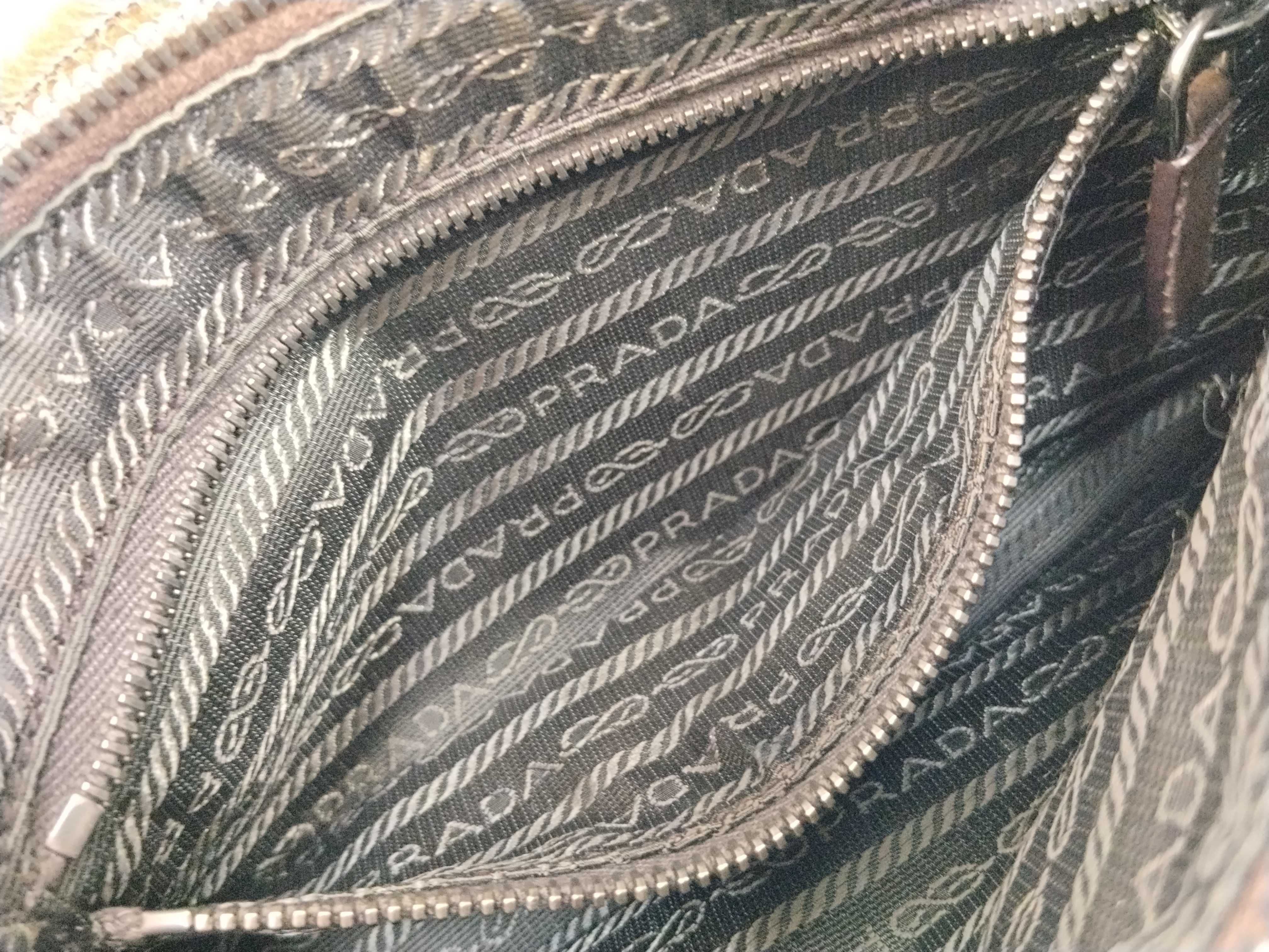 Nylon Prada Handbag Nylon Green Handbag — view 12
