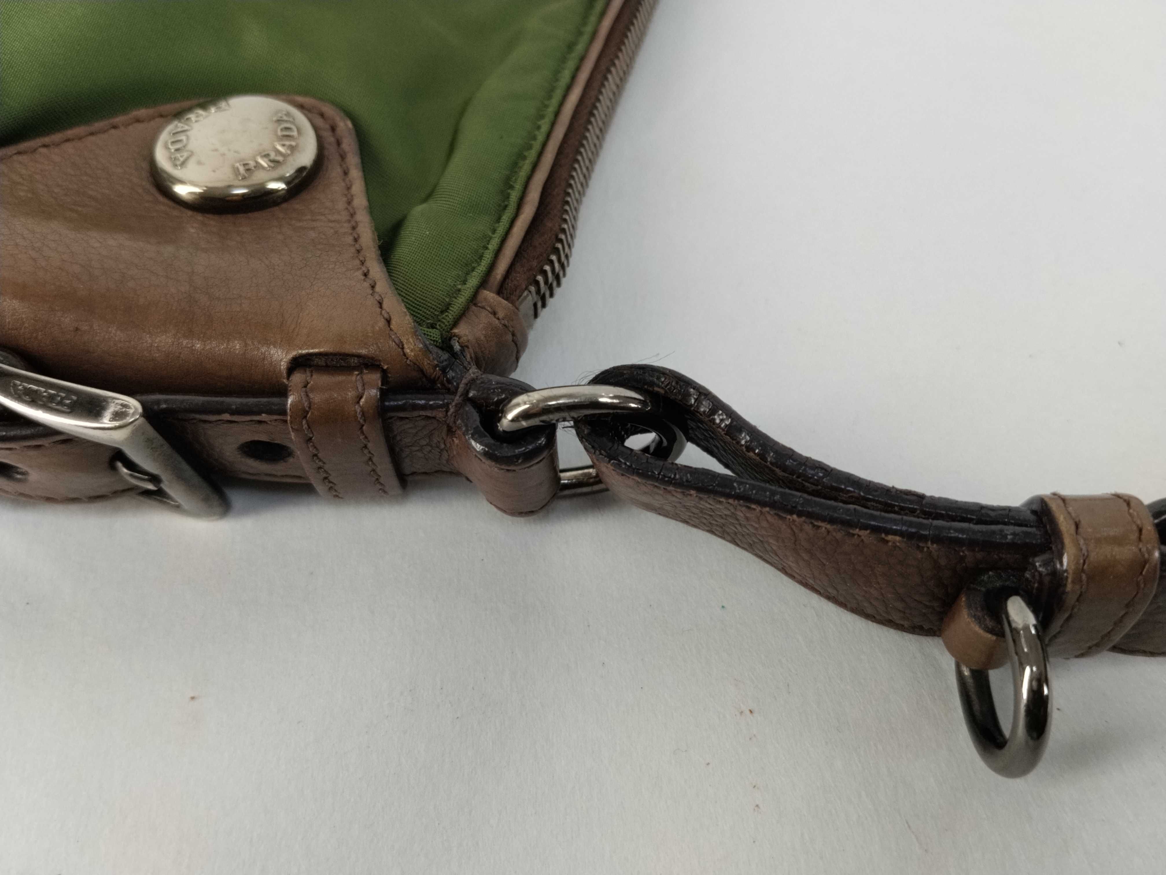 Nylon Prada Handbag Nylon Green Handbag — view 5