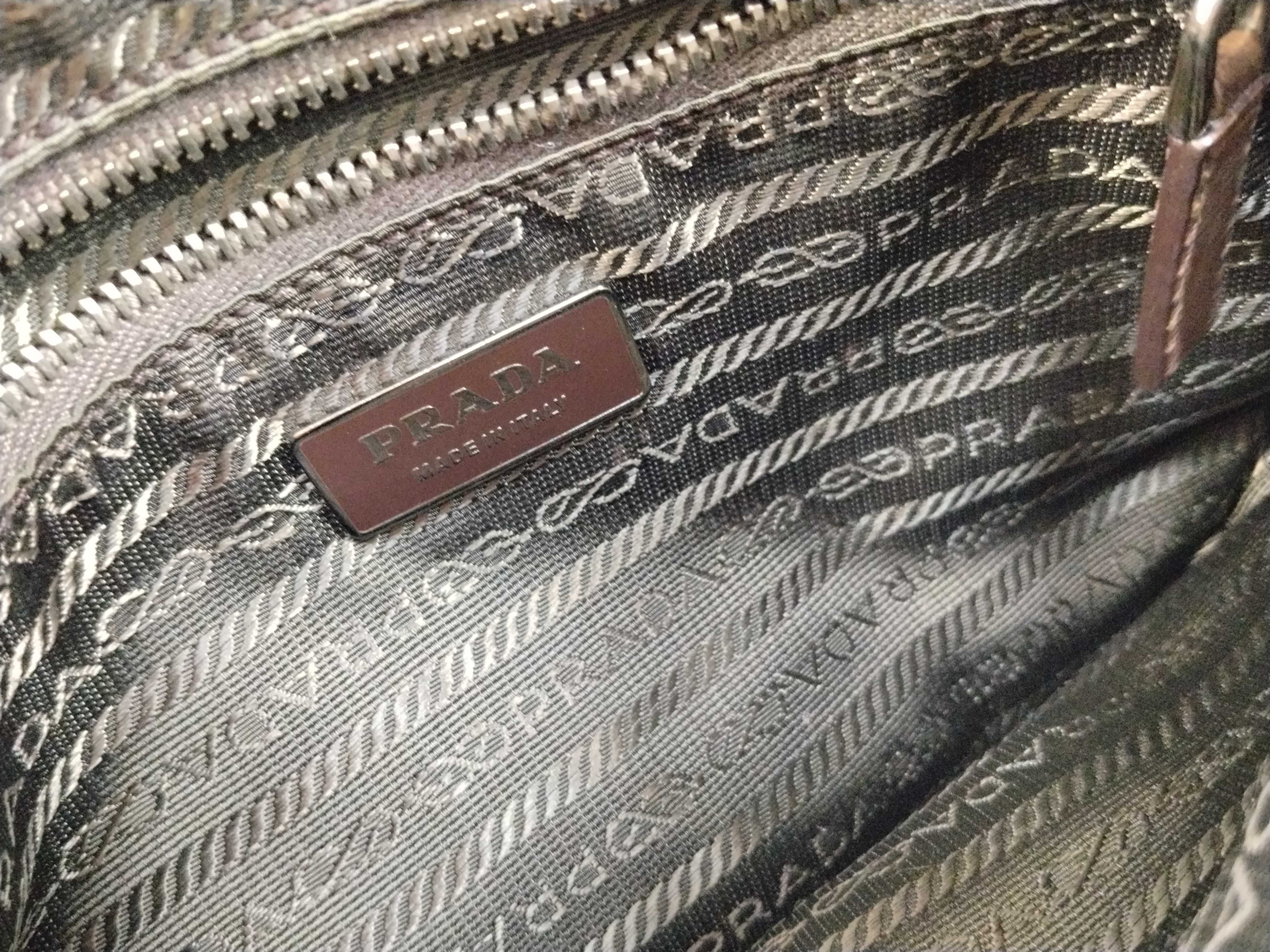 Nylon Prada Handbag Nylon Green Handbag — view 10