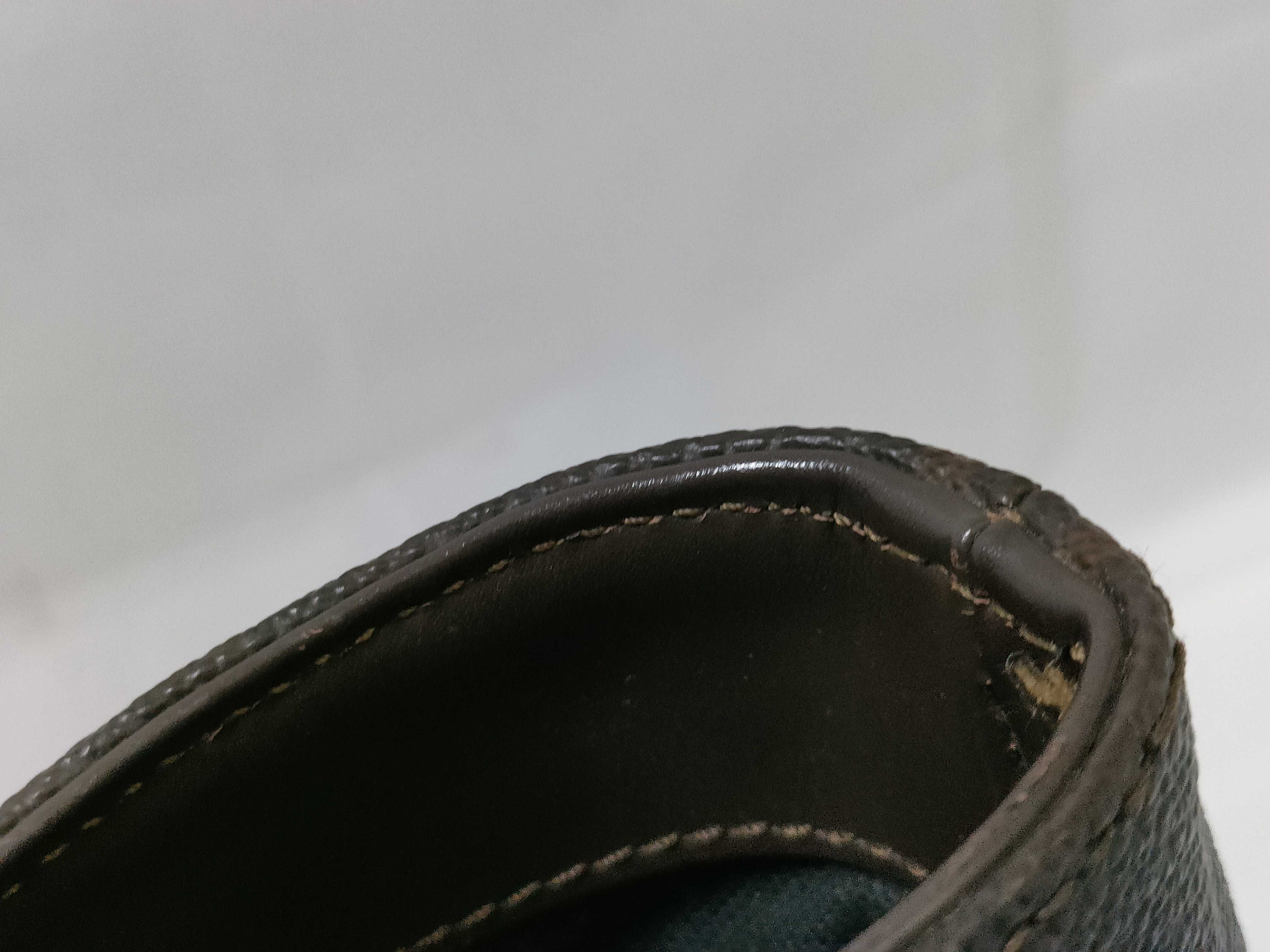 Checkered Leather Tote Bag, Brown Tote Bag — view 8