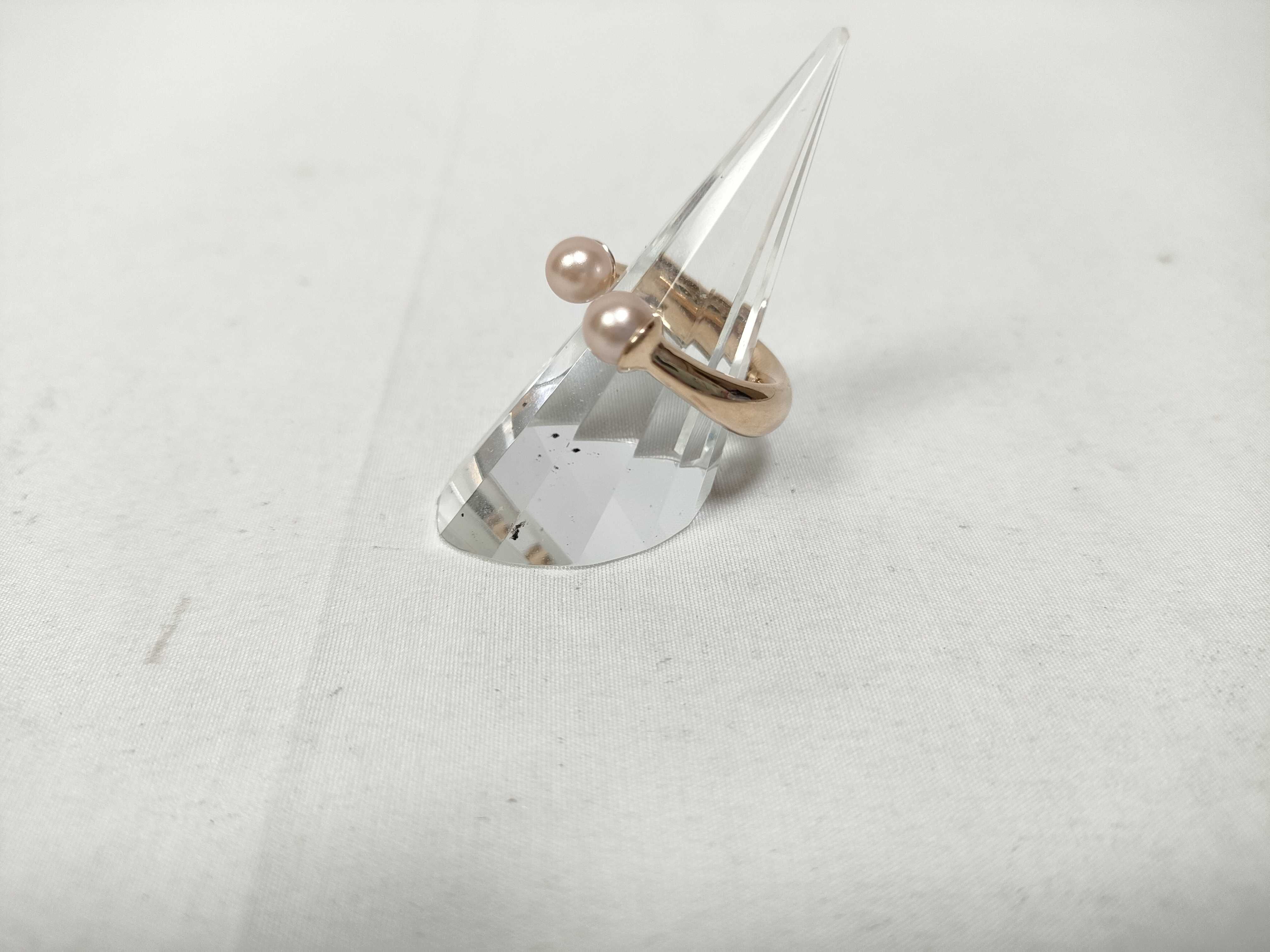 Tribal Pearl Ring, Size L — view 2