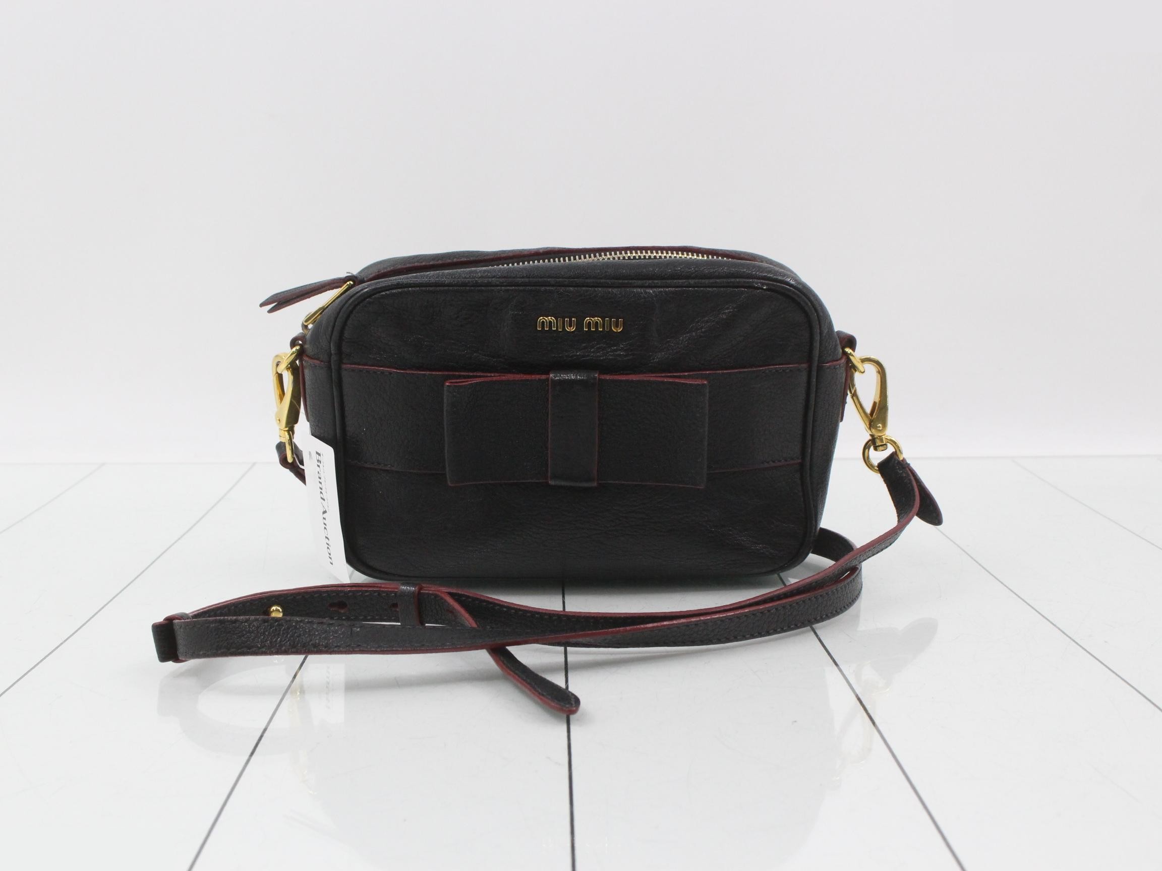 Ribbon Shoulder Bag Camera Bag Black