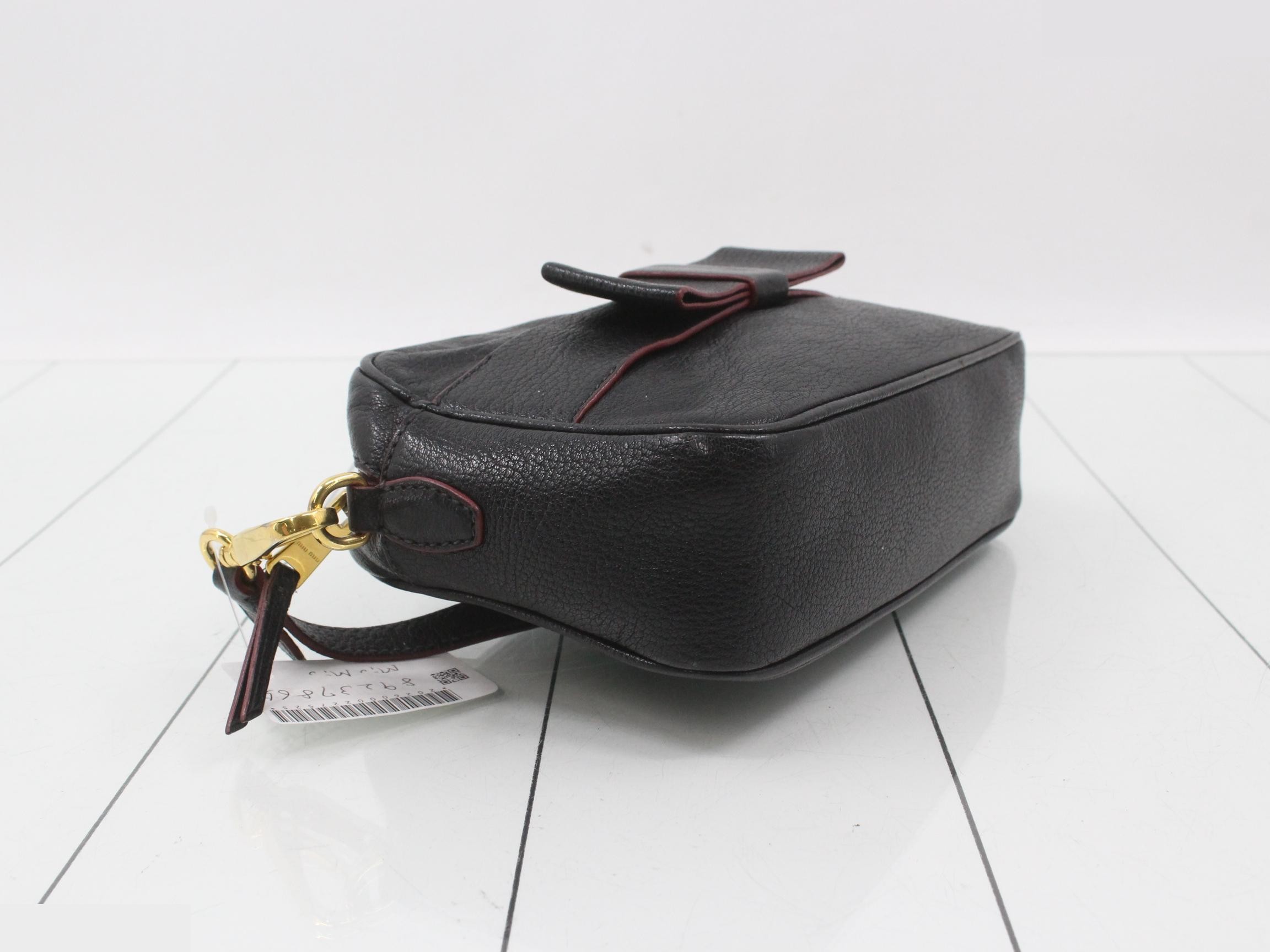 Ribbon Shoulder Bag Camera Bag Black — view 5