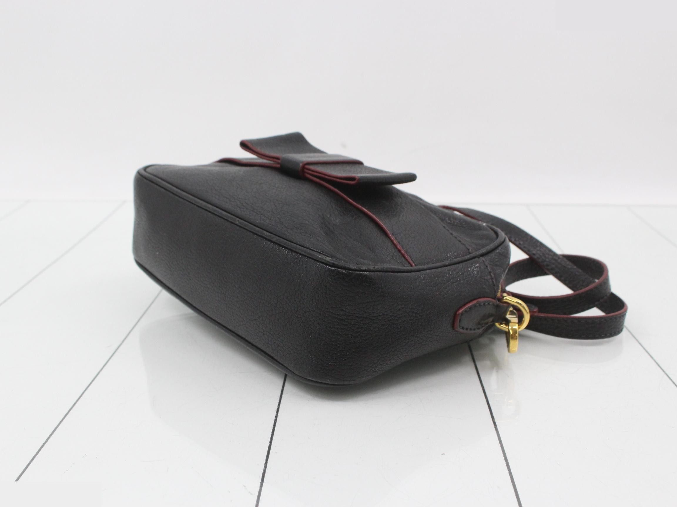 Ribbon Shoulder Bag Camera Bag Black — view 6
